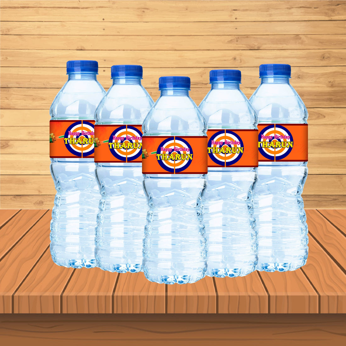 Nerf Theme Water Bottle Sticker