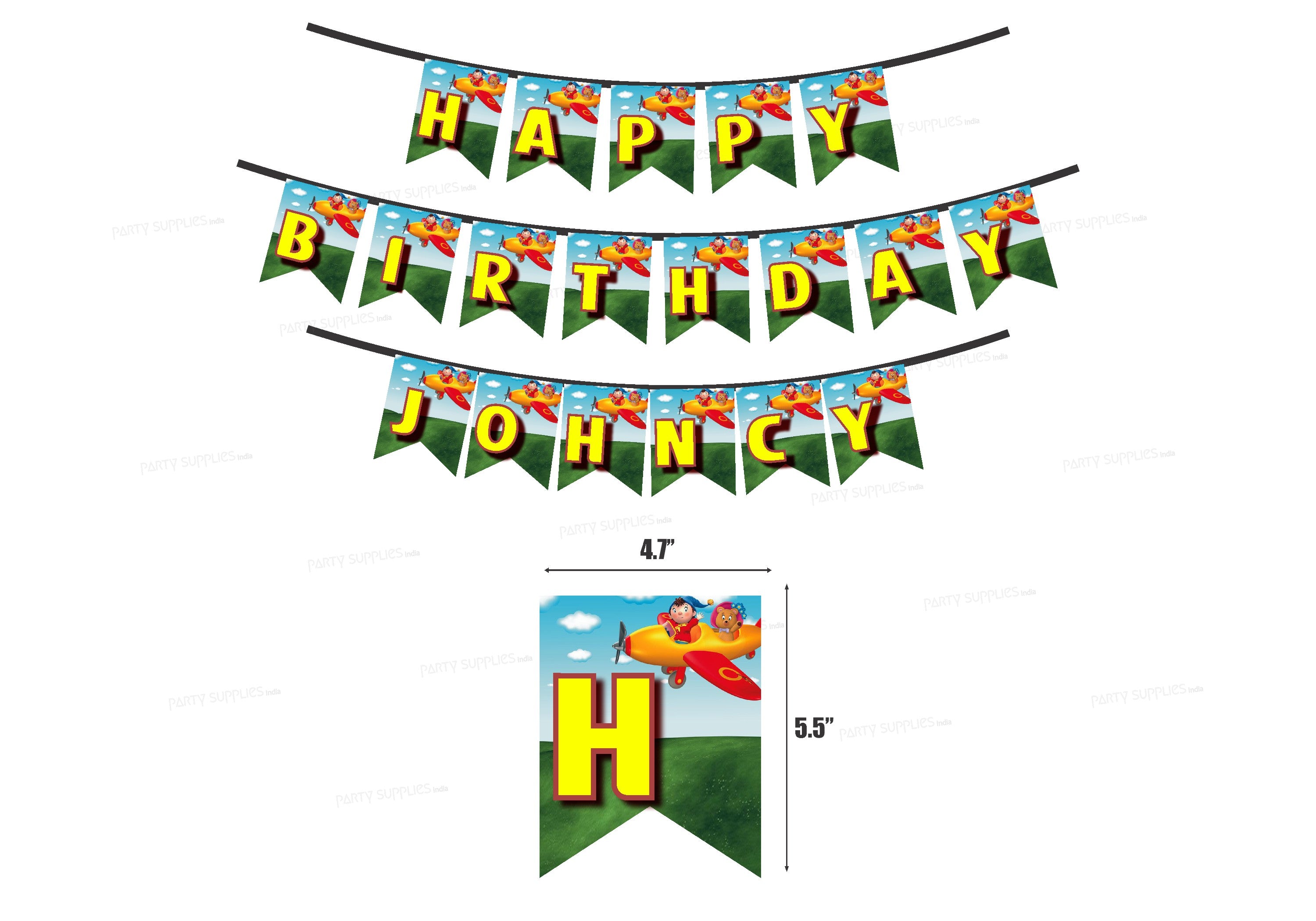 Noddy Theme Personalized Hanging