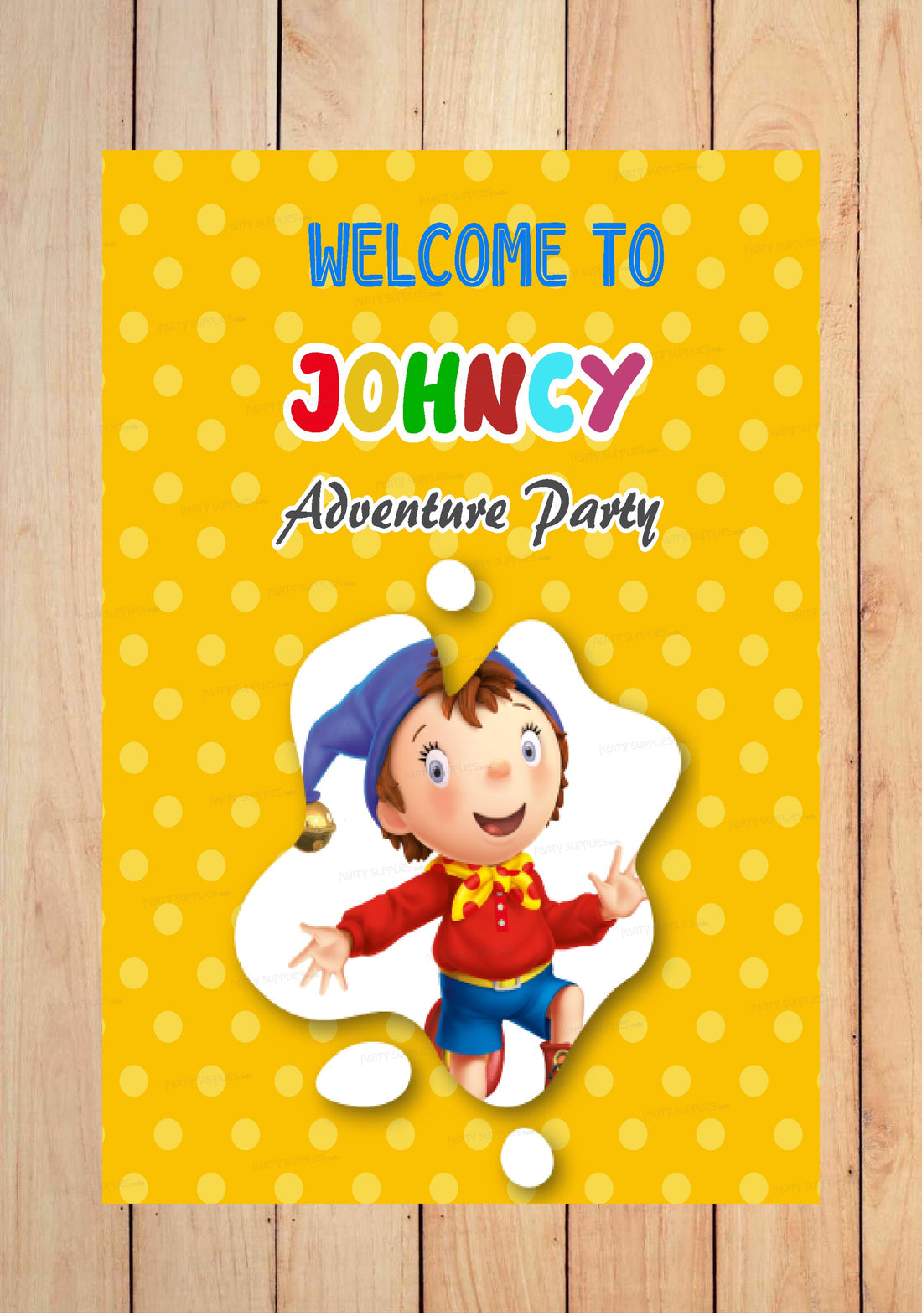 Noddy Theme Welcome Board