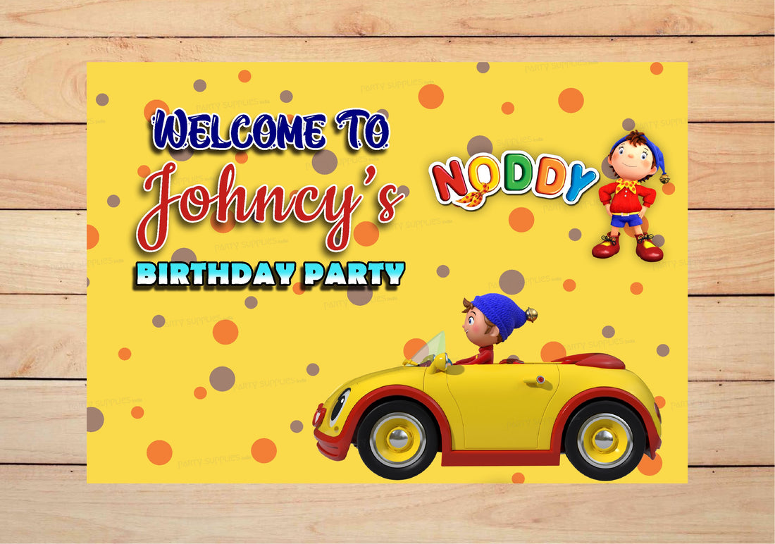 Noddy Theme Customized Welcome Board