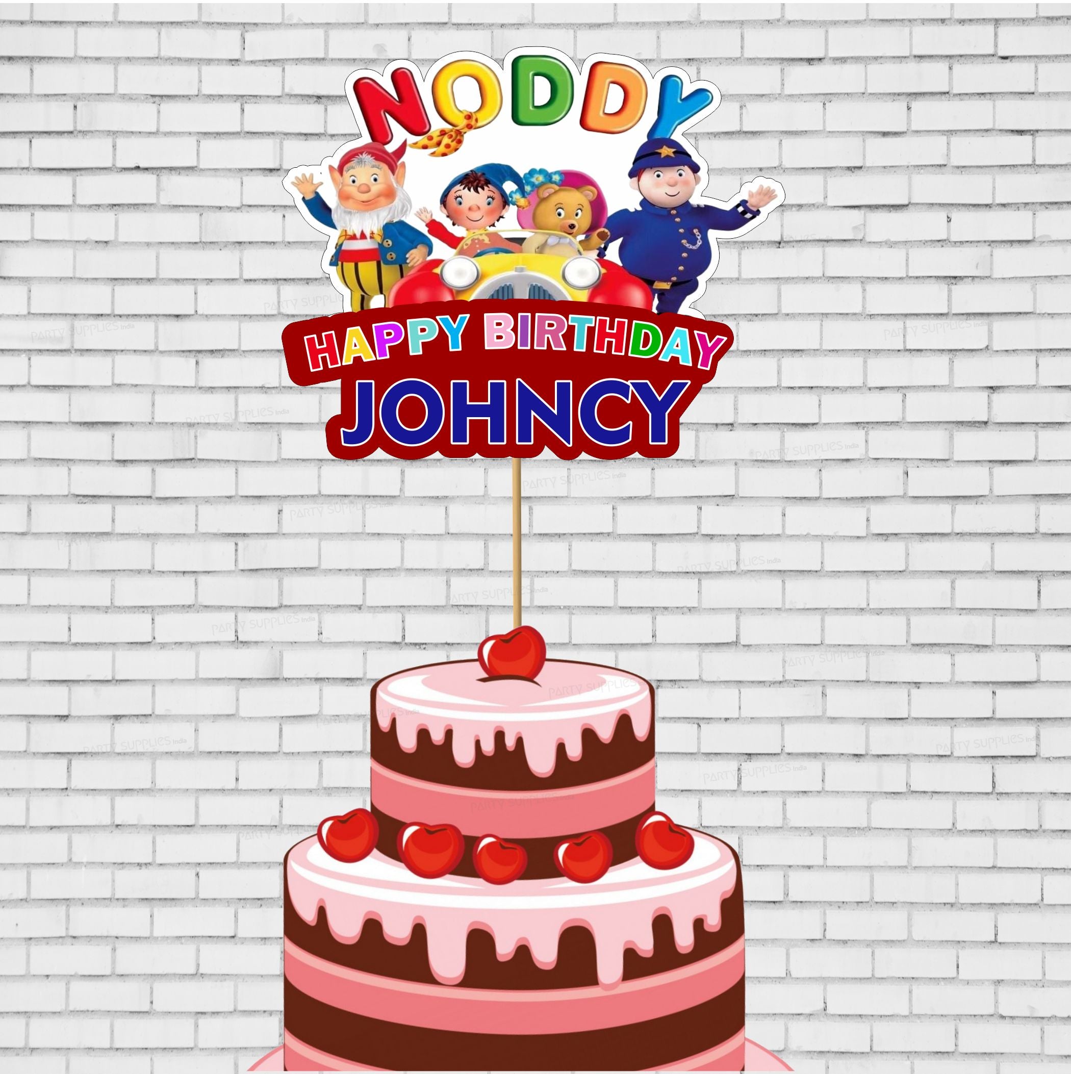 Noddy Theme Cake Topper