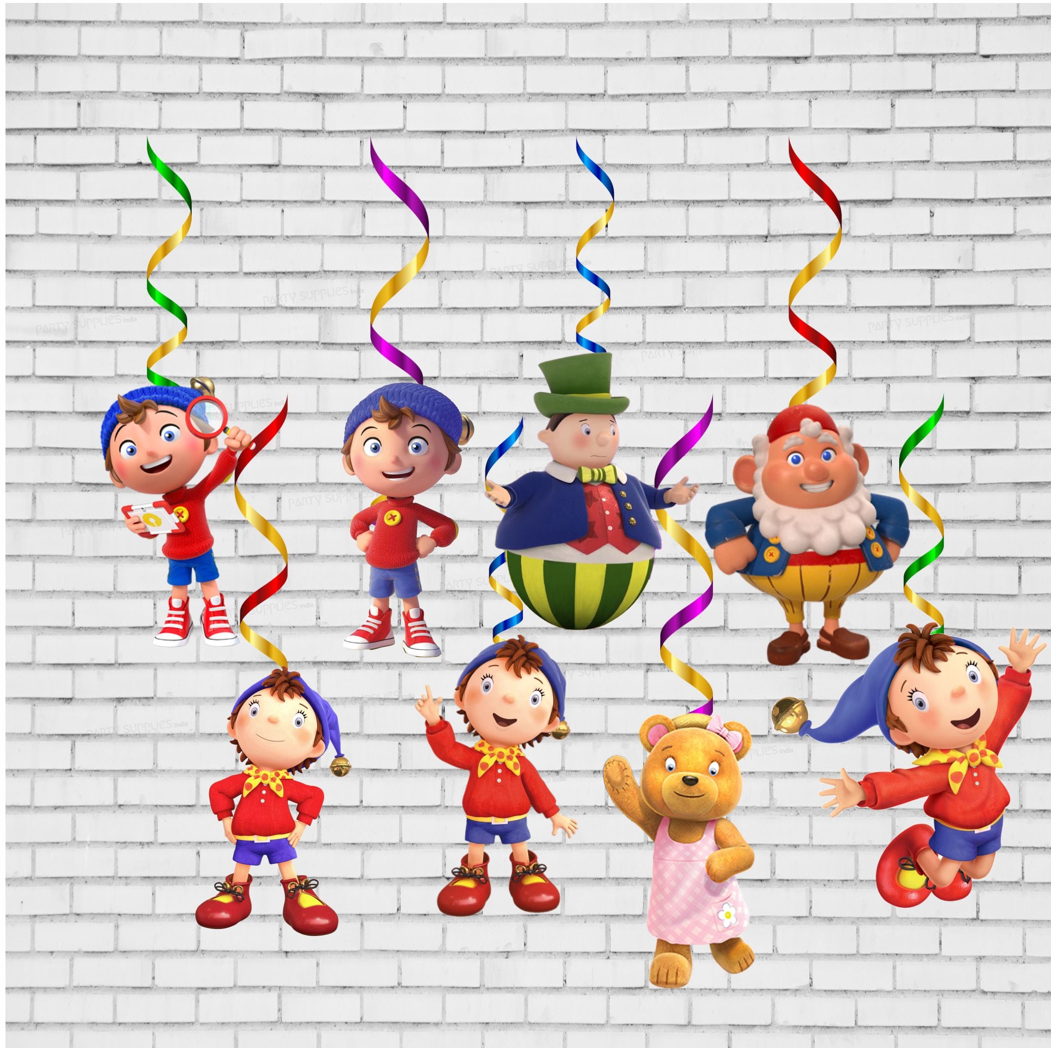 Noddy Theme Swirls