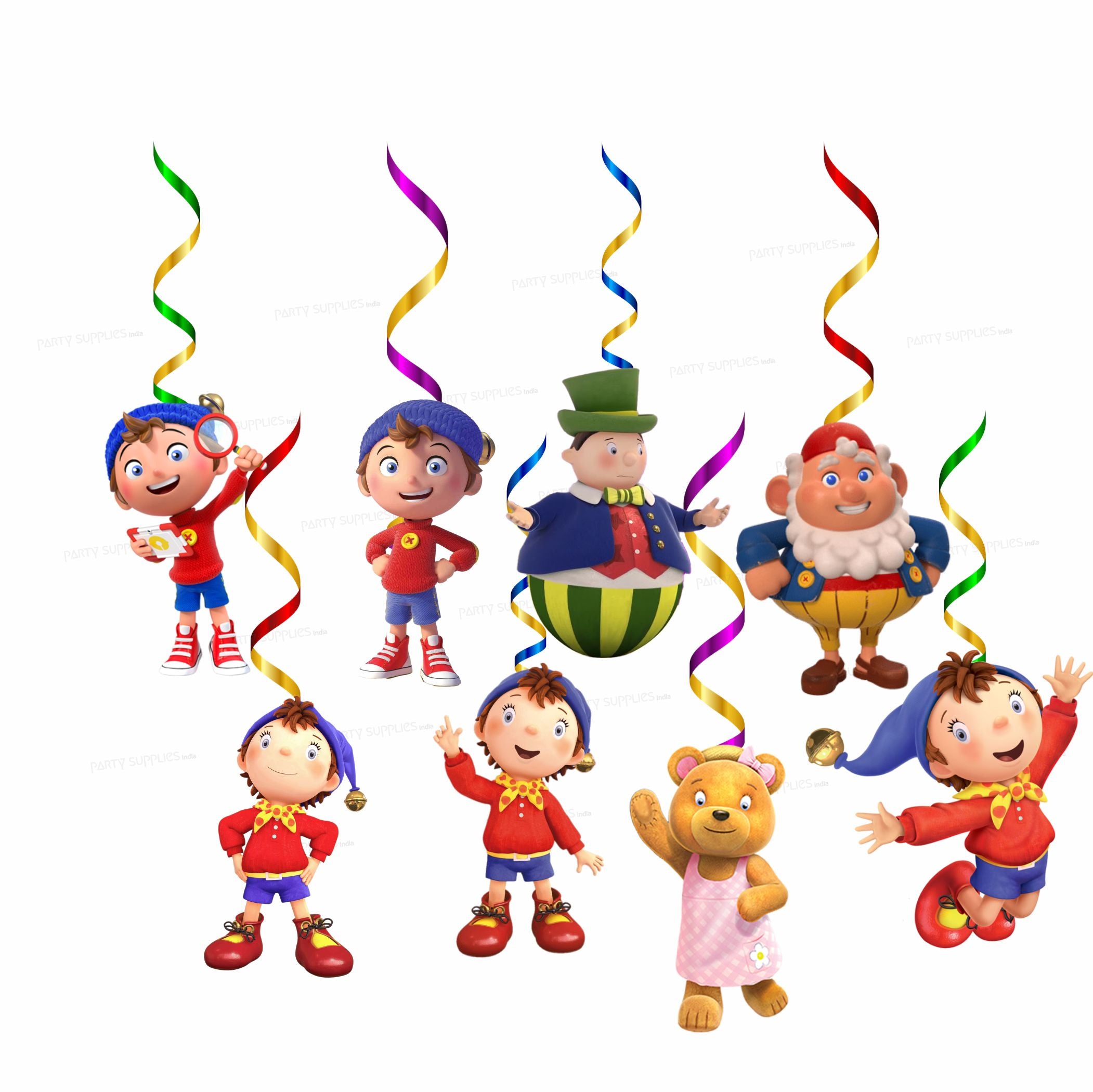 Noddy Theme Swirls