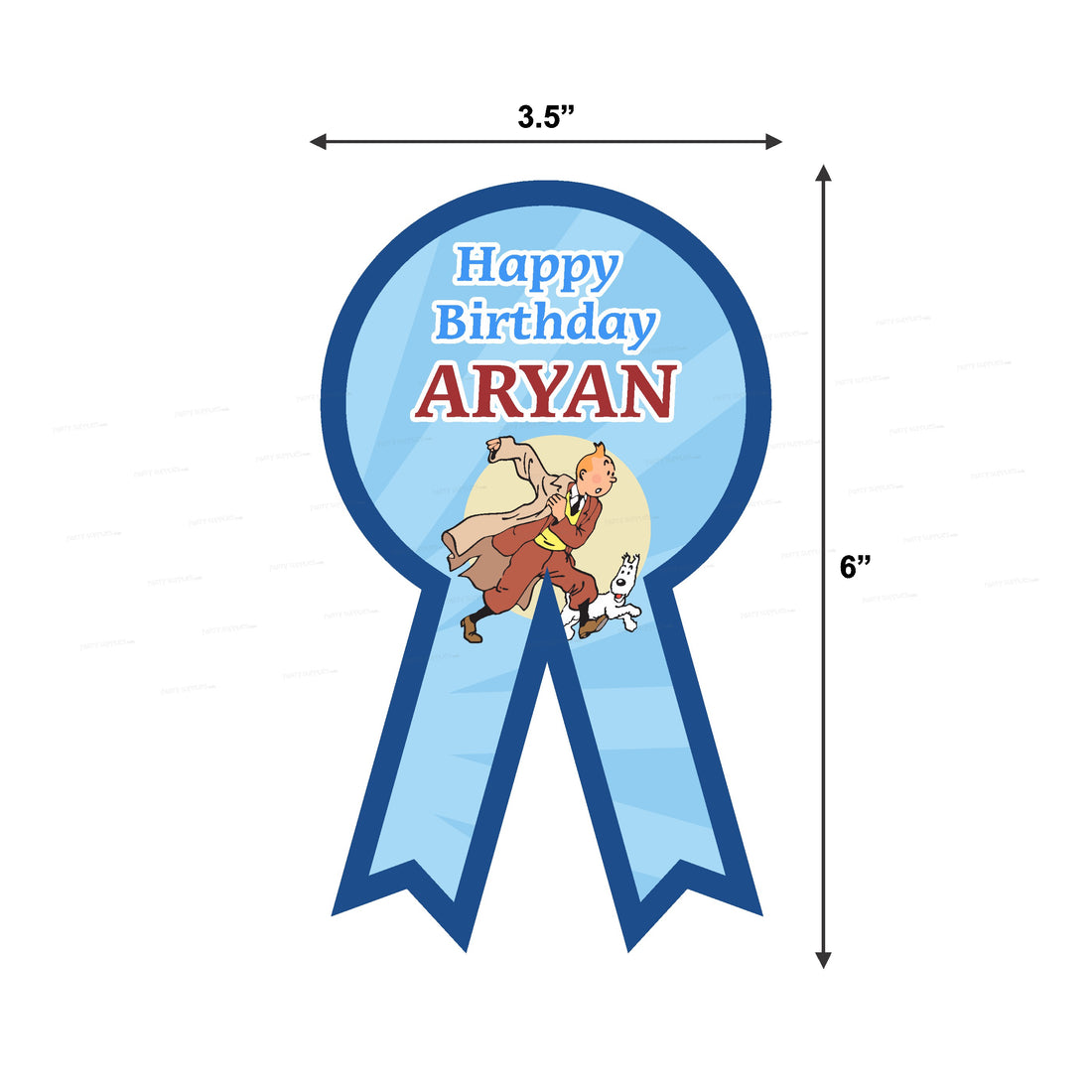 Tin Tin Theme Badges