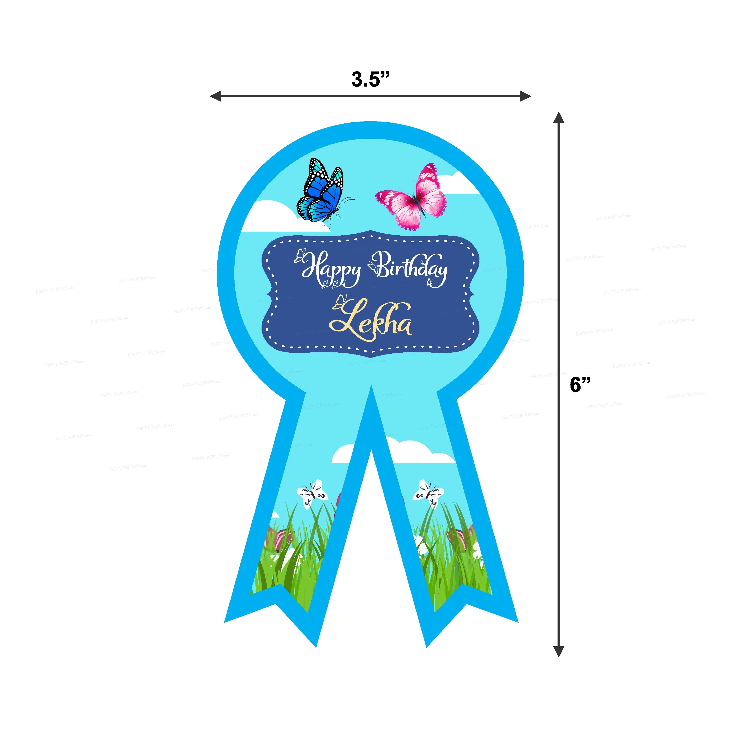 Butterfly Theme Badges