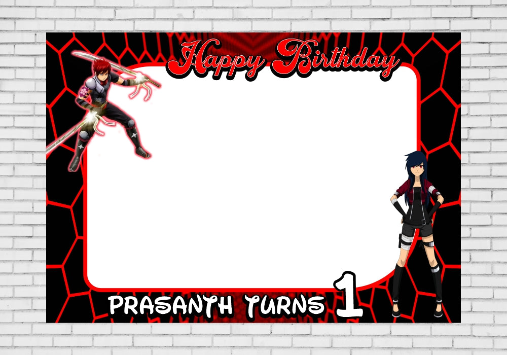 Ninja Theme Personalized PhotoBooth