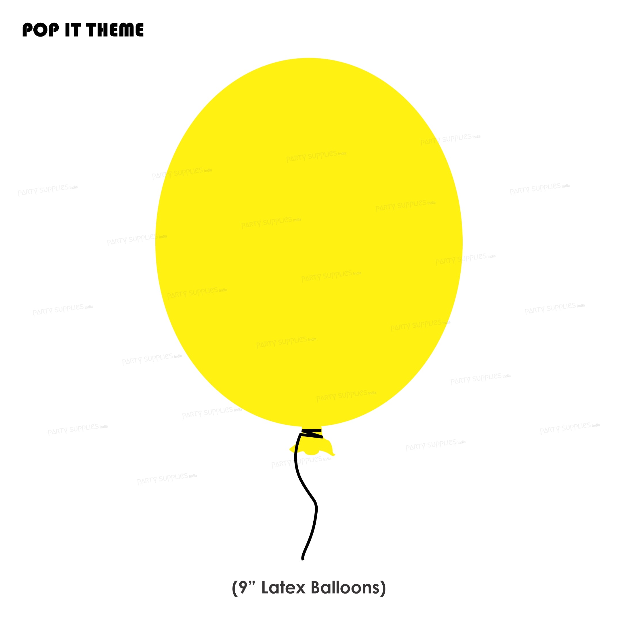 Pop It Theme Colour 60 Pcs Balloons