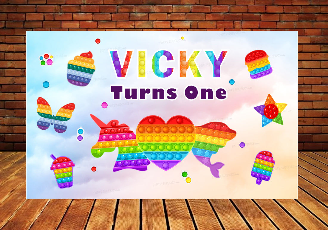 Pop It Theme Backdrop