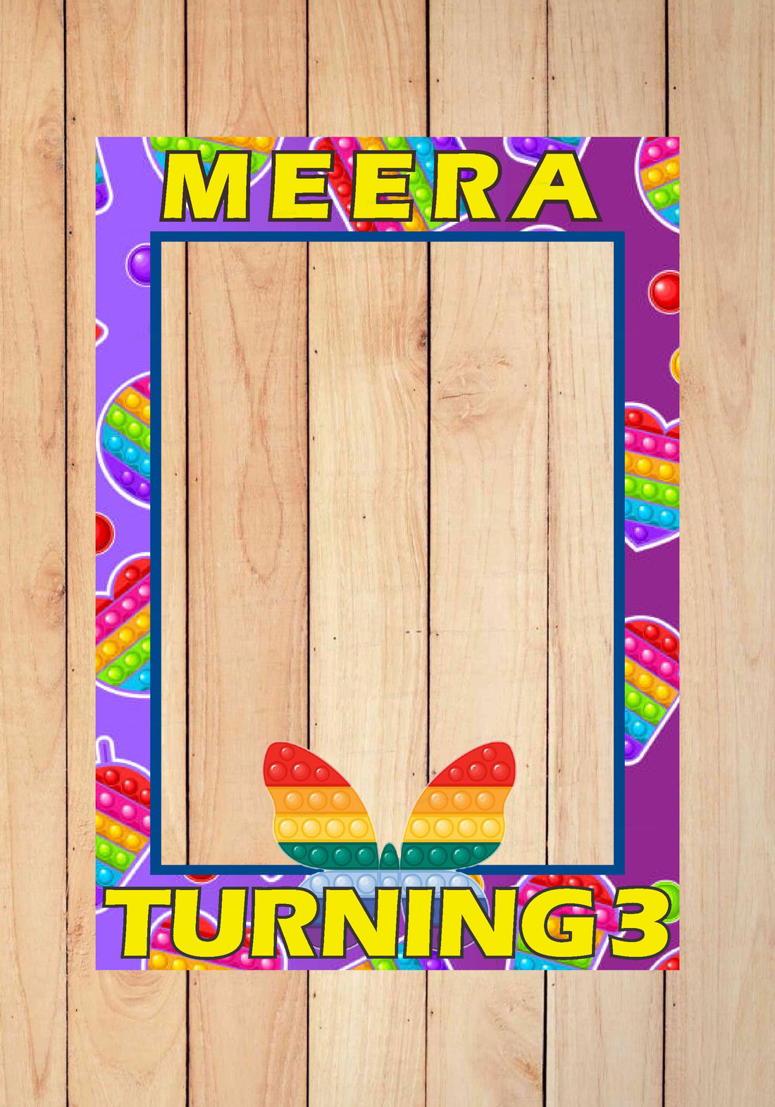 Pop It Theme Customized PhotoBooth