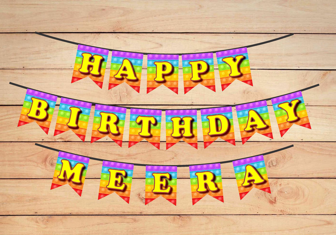 Pop It Theme Personalized Hanging