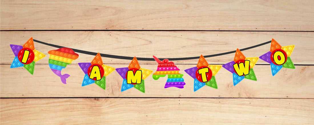 Pop It Theme Age Hanging