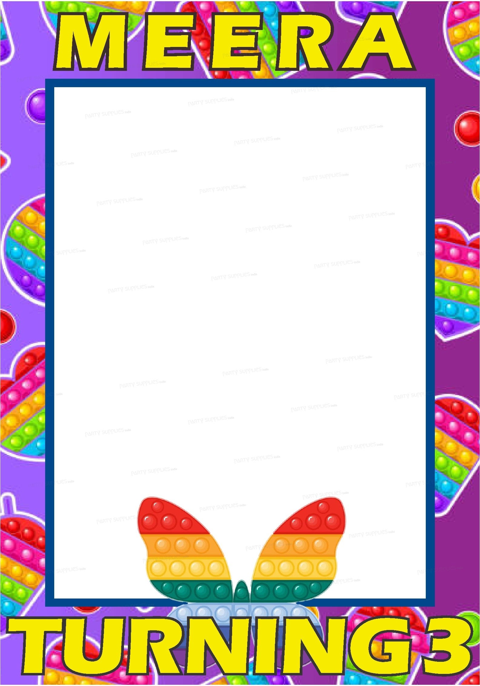 Pop It Theme Customized PhotoBooth - image 1 of 3 | Party Supplies India