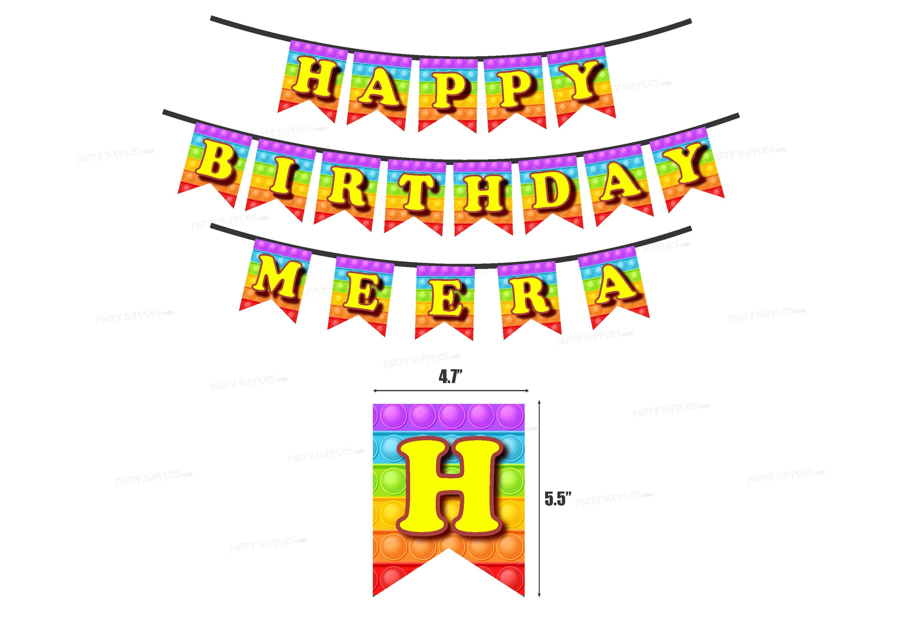 Pop It Theme Personalized Hanging