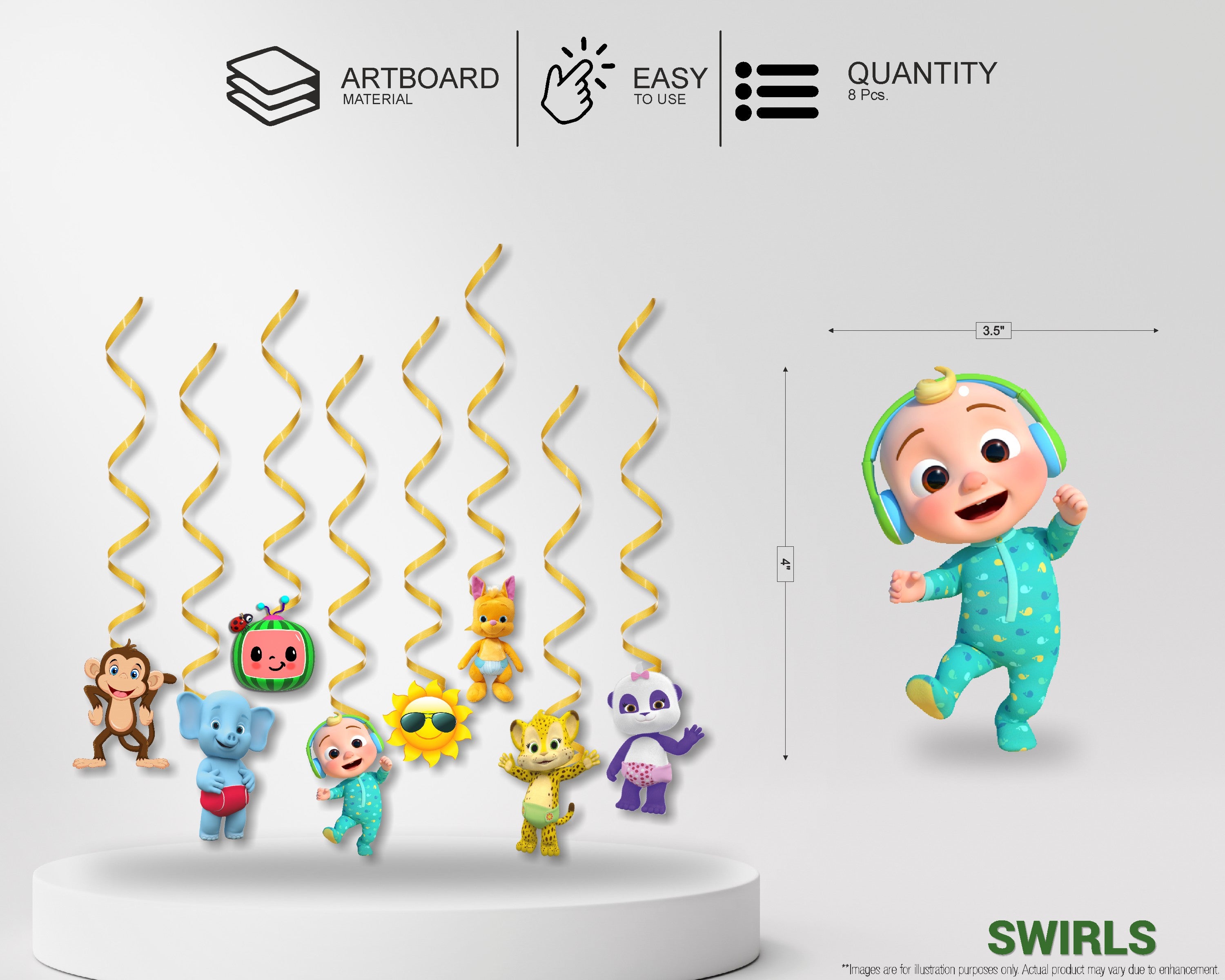 Coco Melon Girl Theme Premium Kit