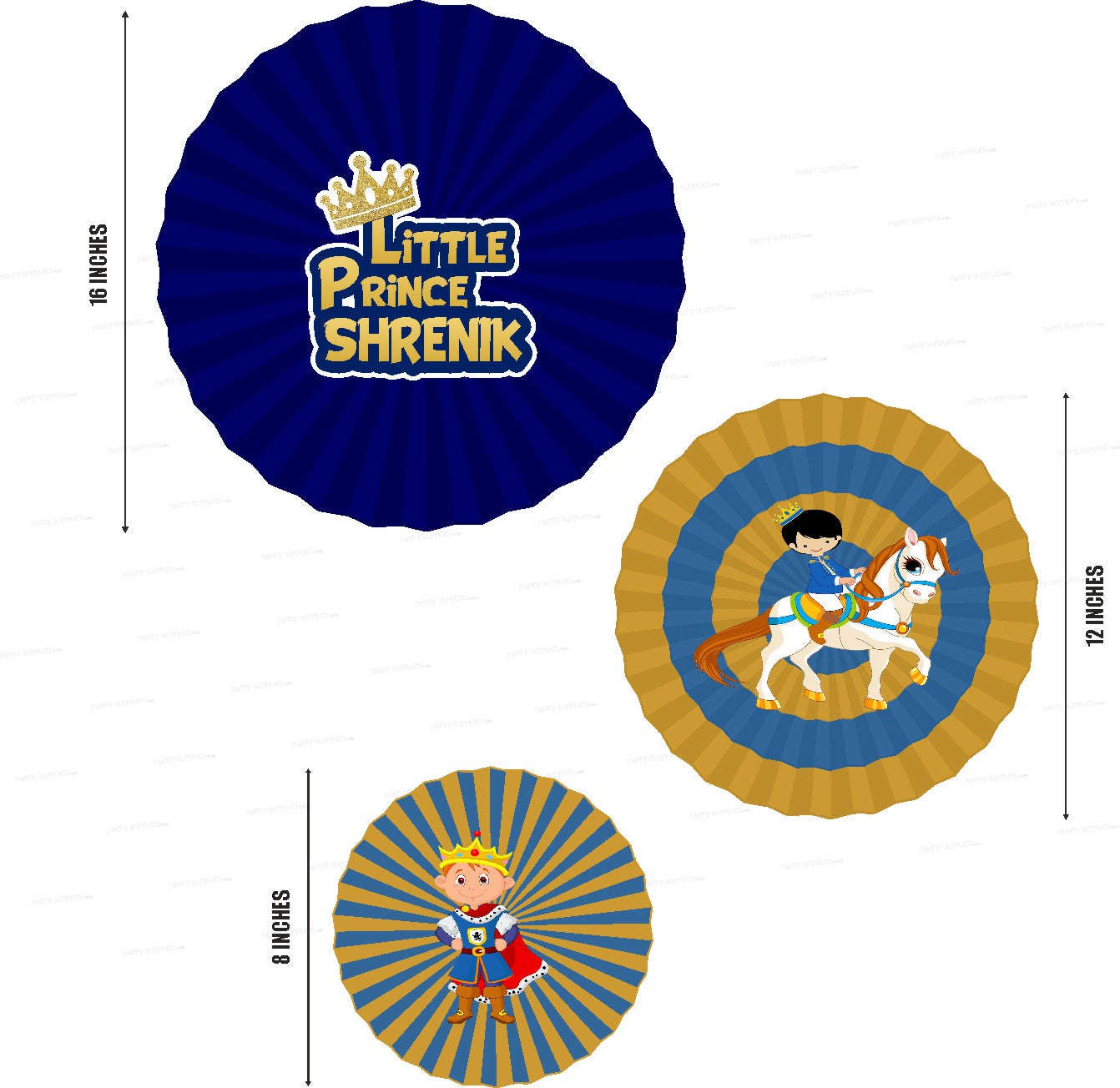 Prince Theme Paper Fan