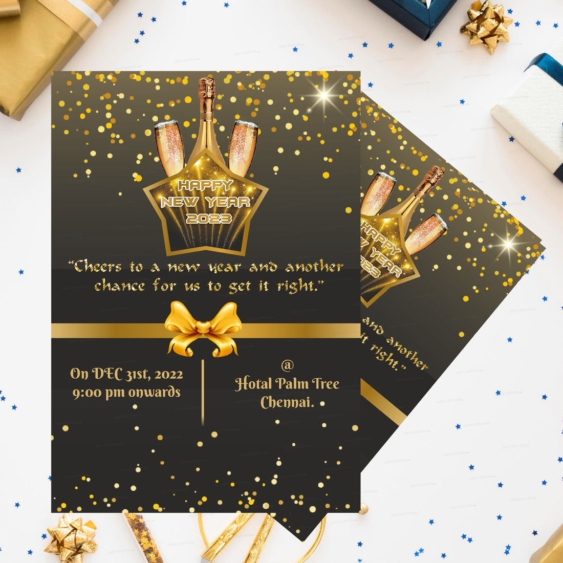 PSI New Year Themes Invite