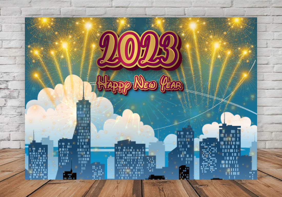 PSI New Year Theme Personalized Backdrop