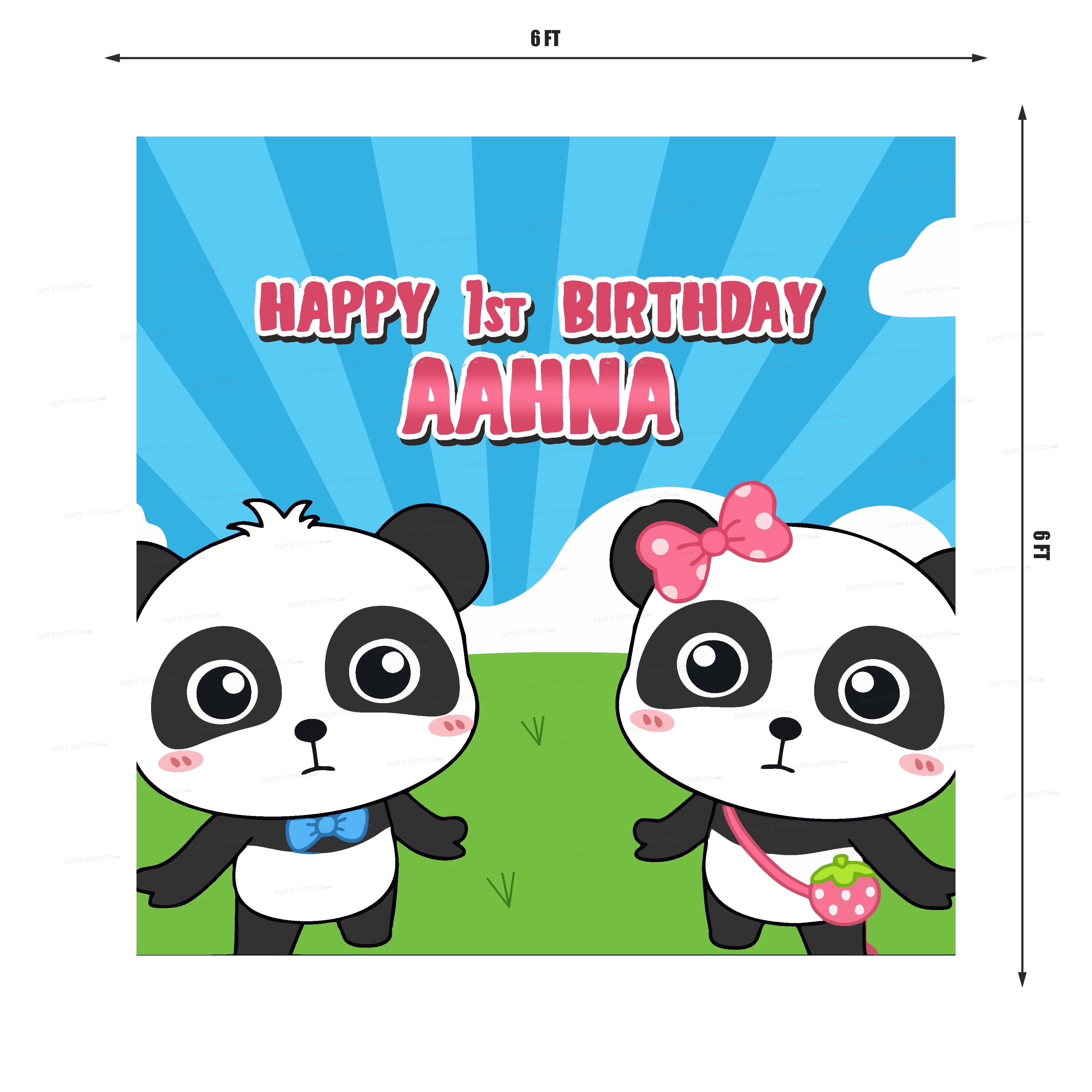 Baby Bus Theme Customized Square Backdrop