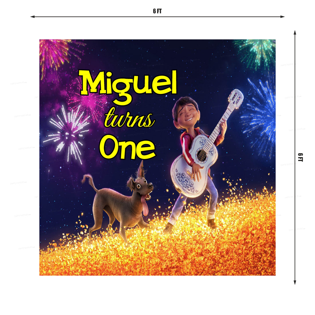 Coco Theme Classic Square Backdrop