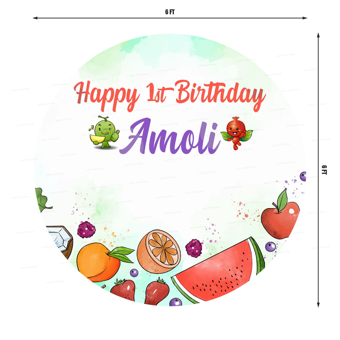 Fruits Theme Classic Backdrop