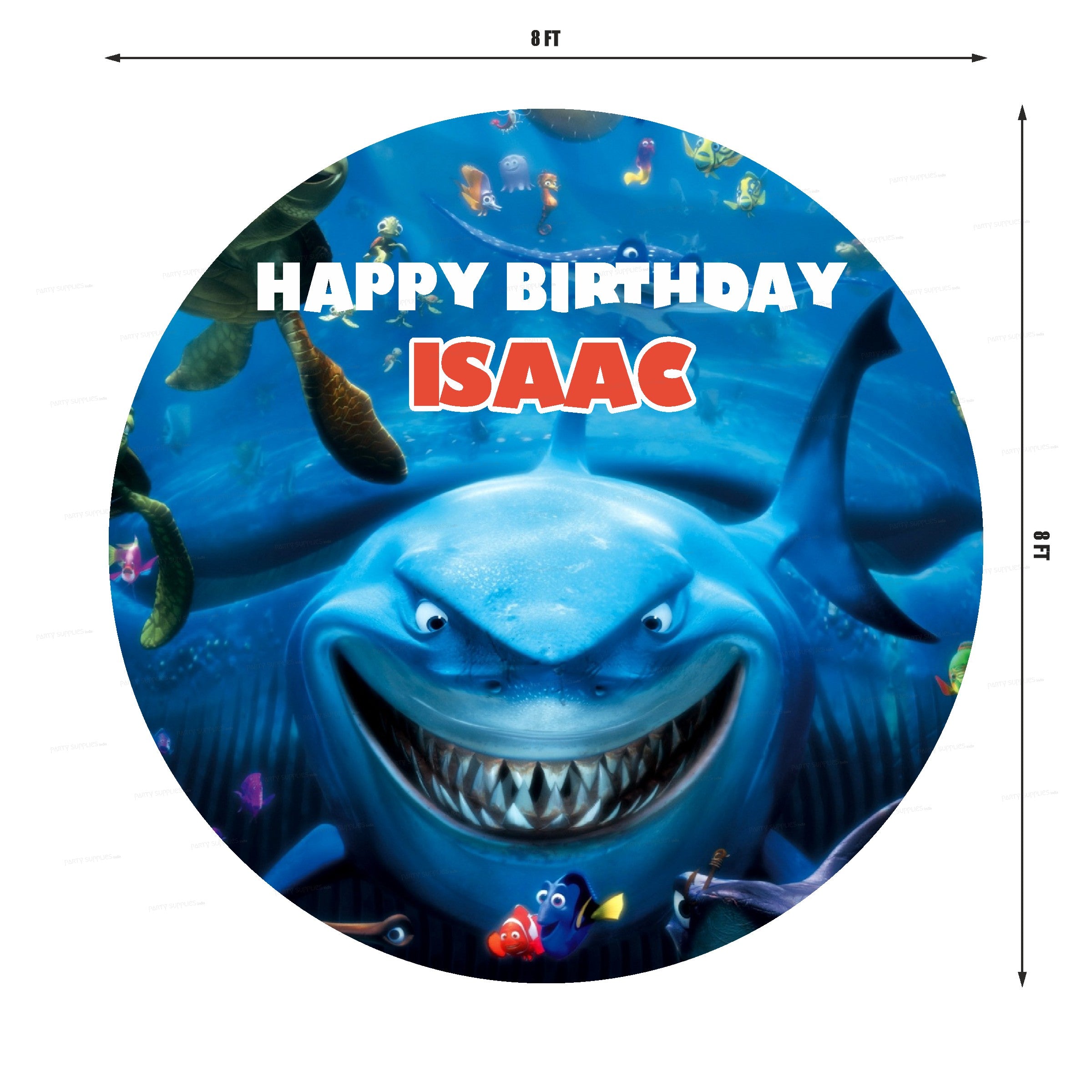 Nemo and Dory Theme Classic Backdrop