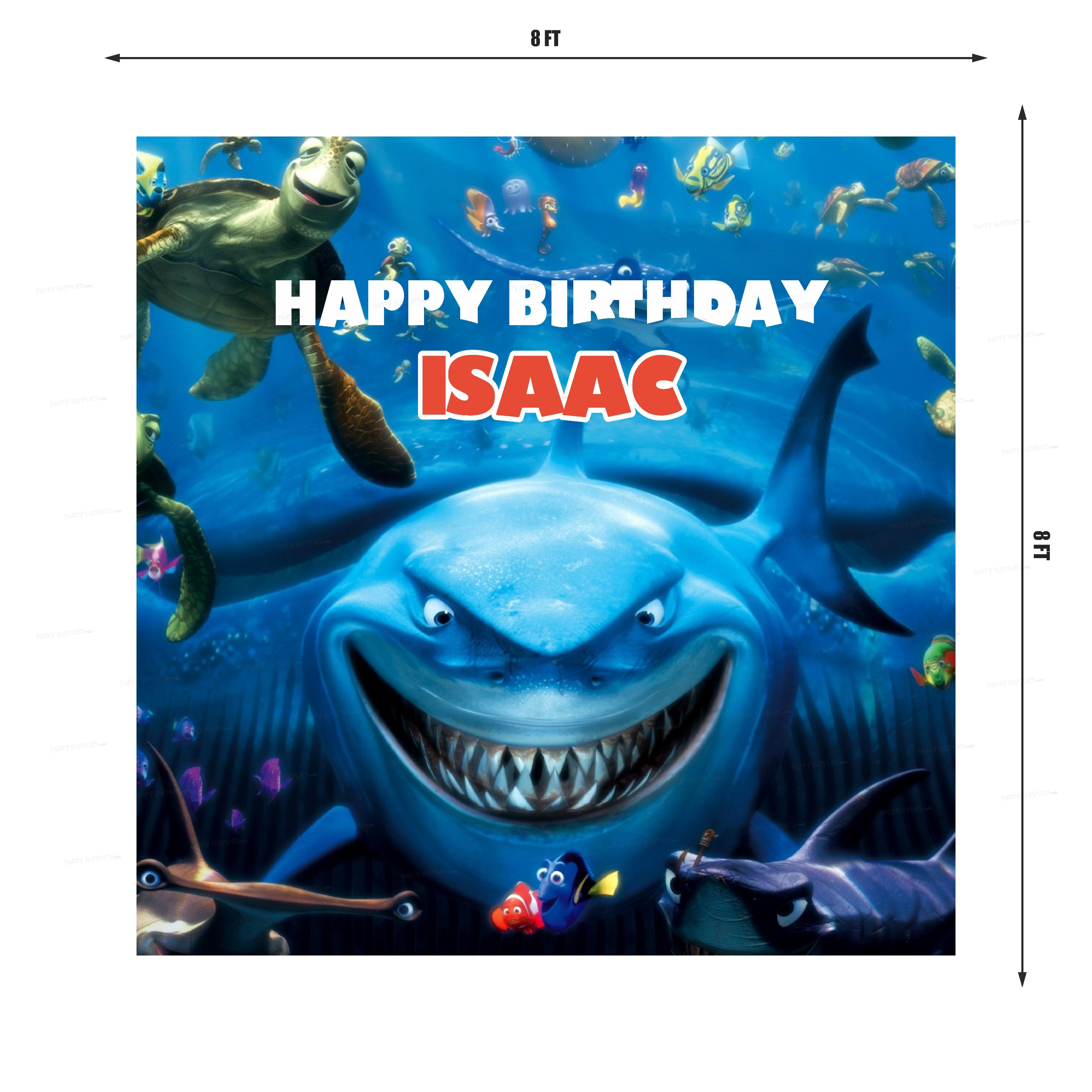 Nemo and Dory Theme Classic Square Backdrop - image 3 of 3 | Party Supplies India
