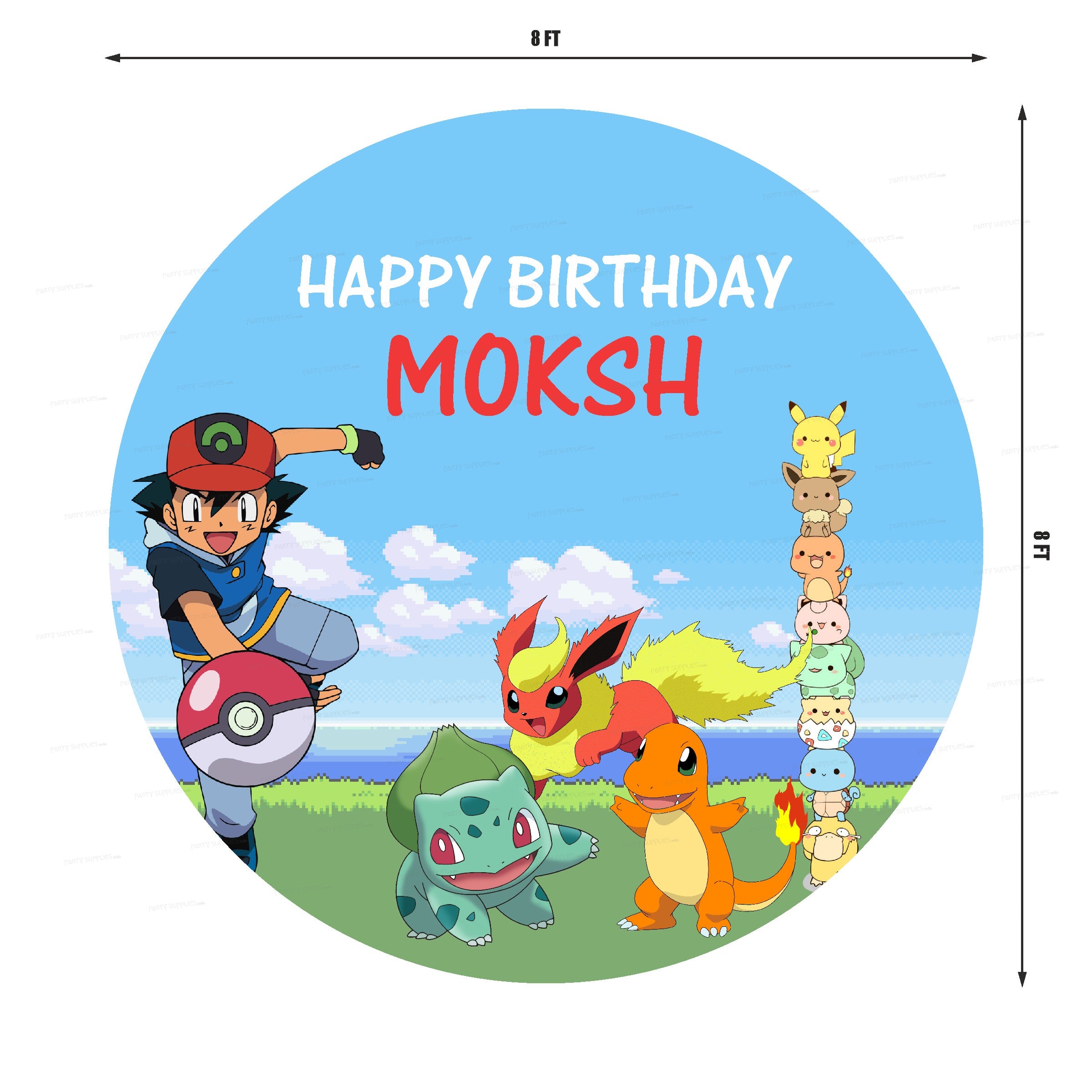 Pokemon Theme Classic Backdrop