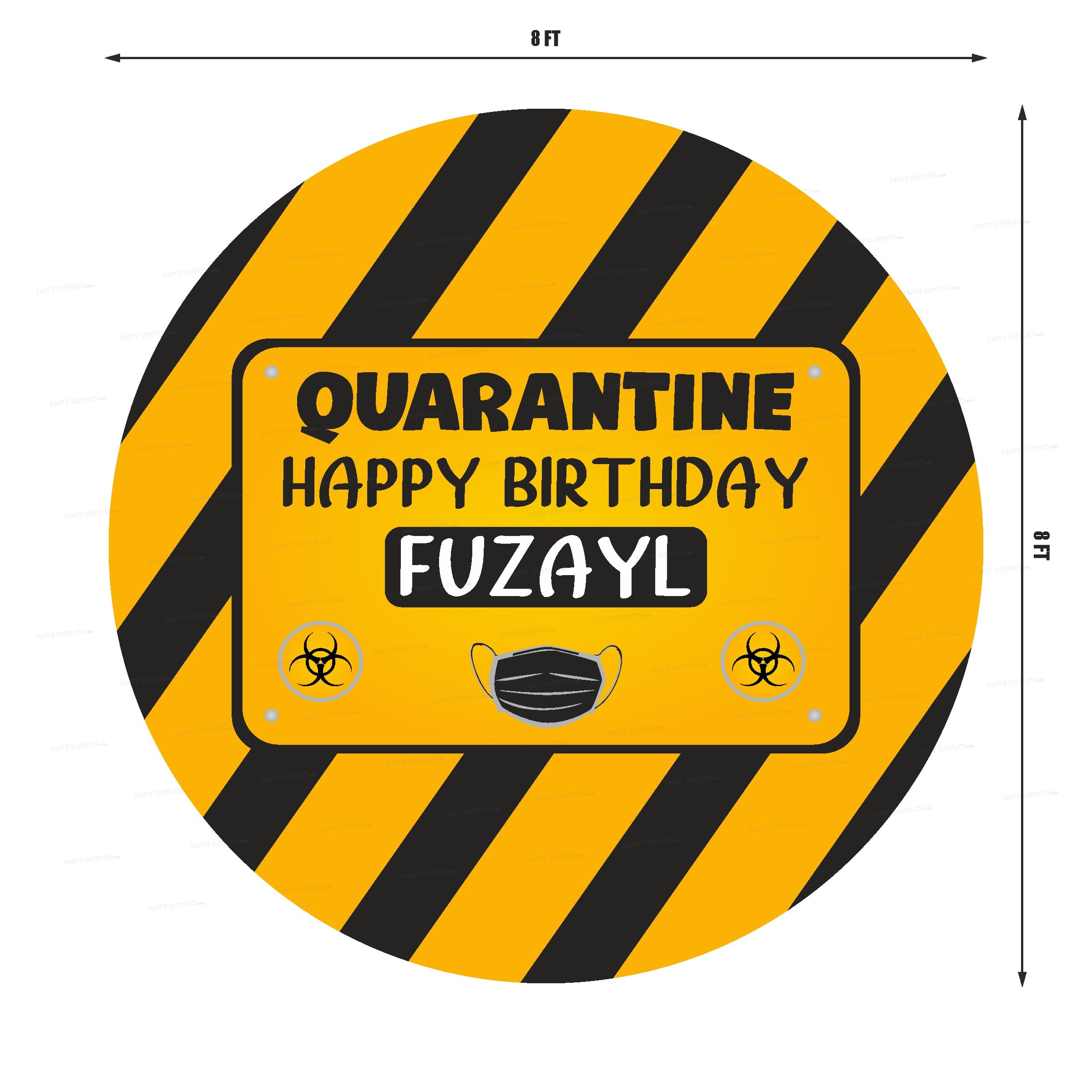 Quarantine Theme Backdrop