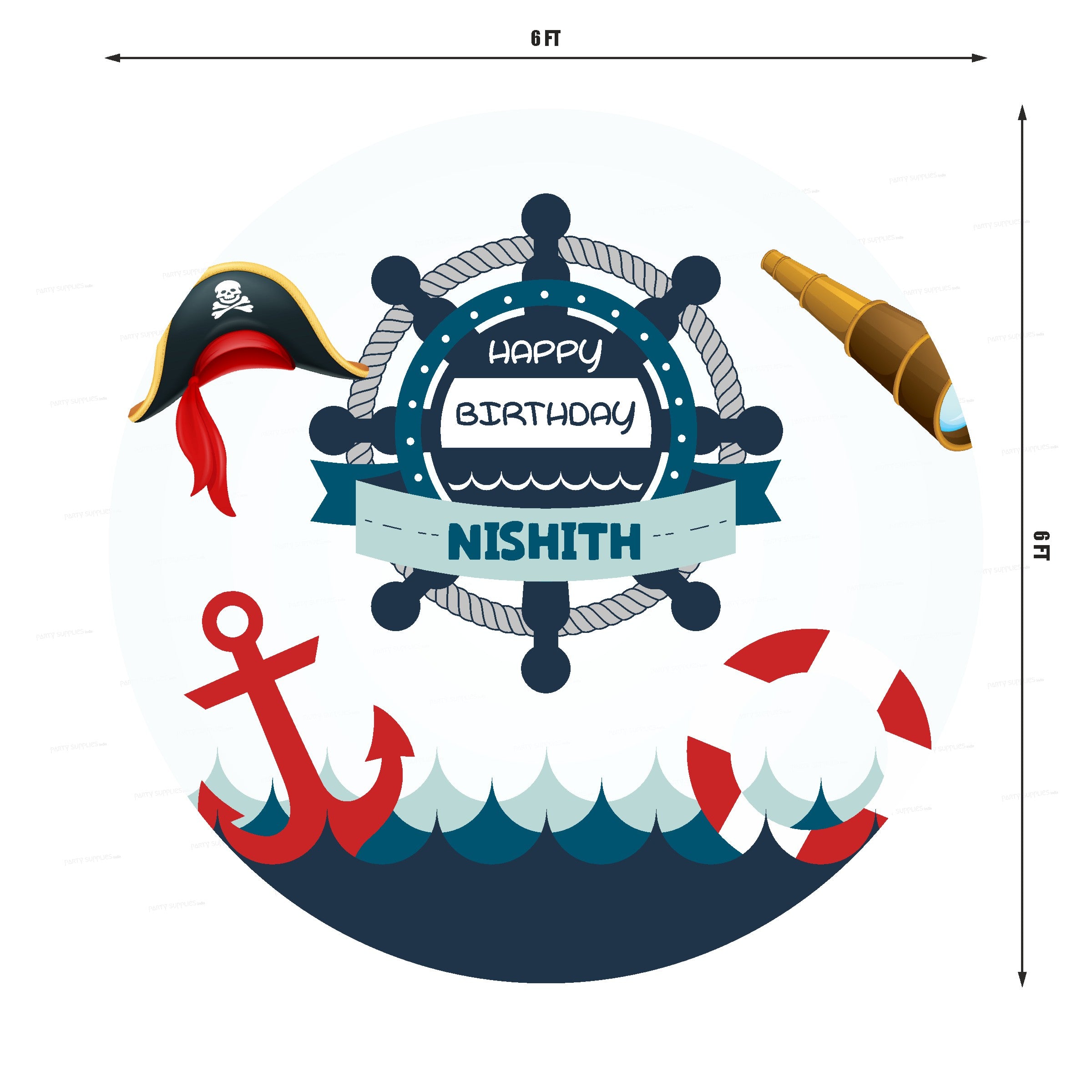 Sailor Theme Backdrop