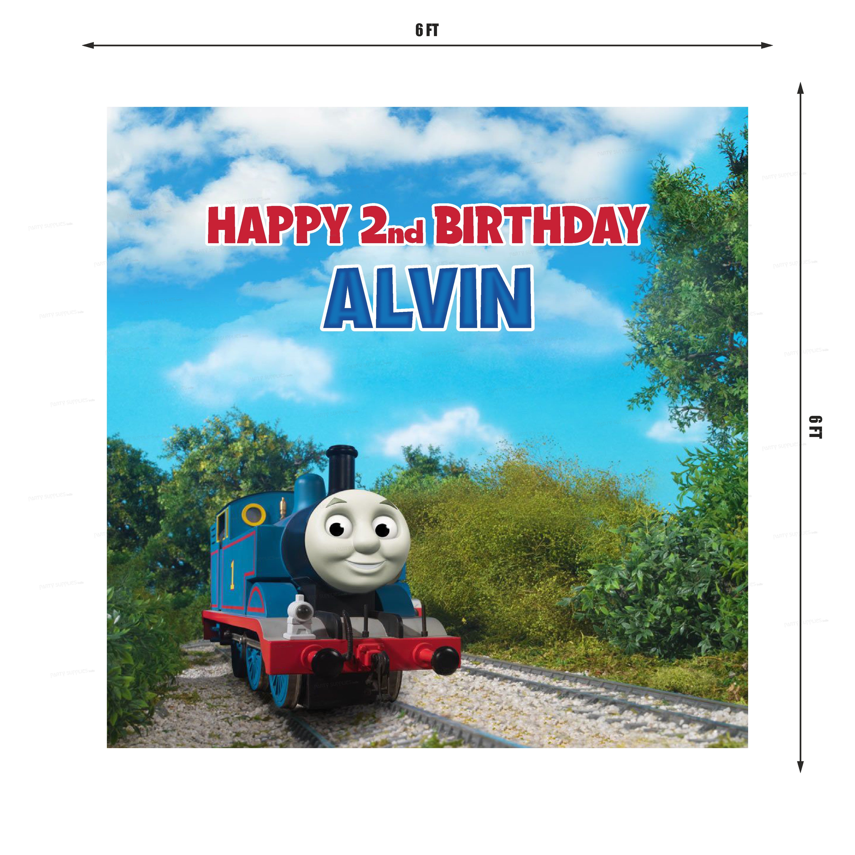 Thomas and Friends Theme Square Backdrop