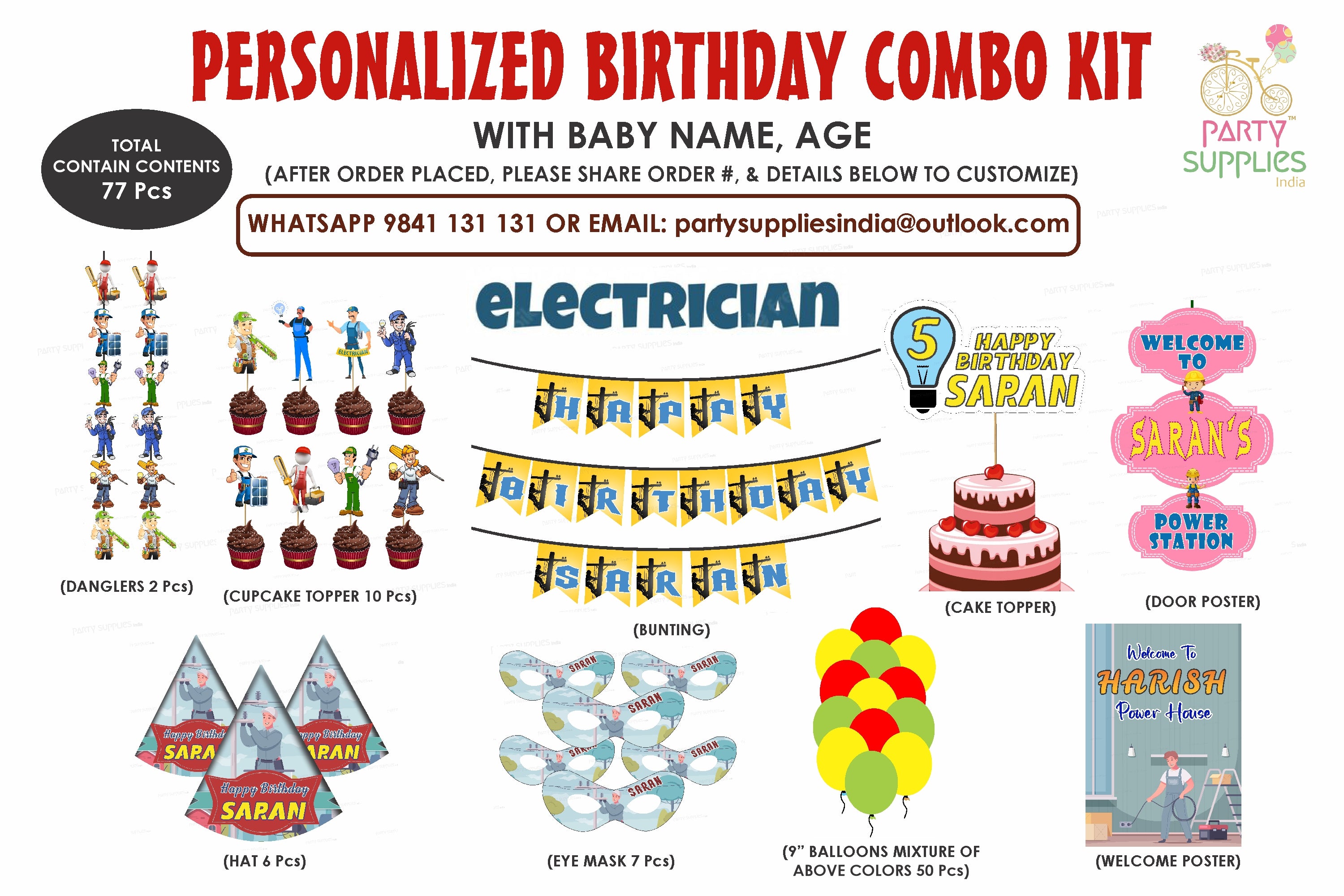 Electrician Theme Preferred Combo Kit