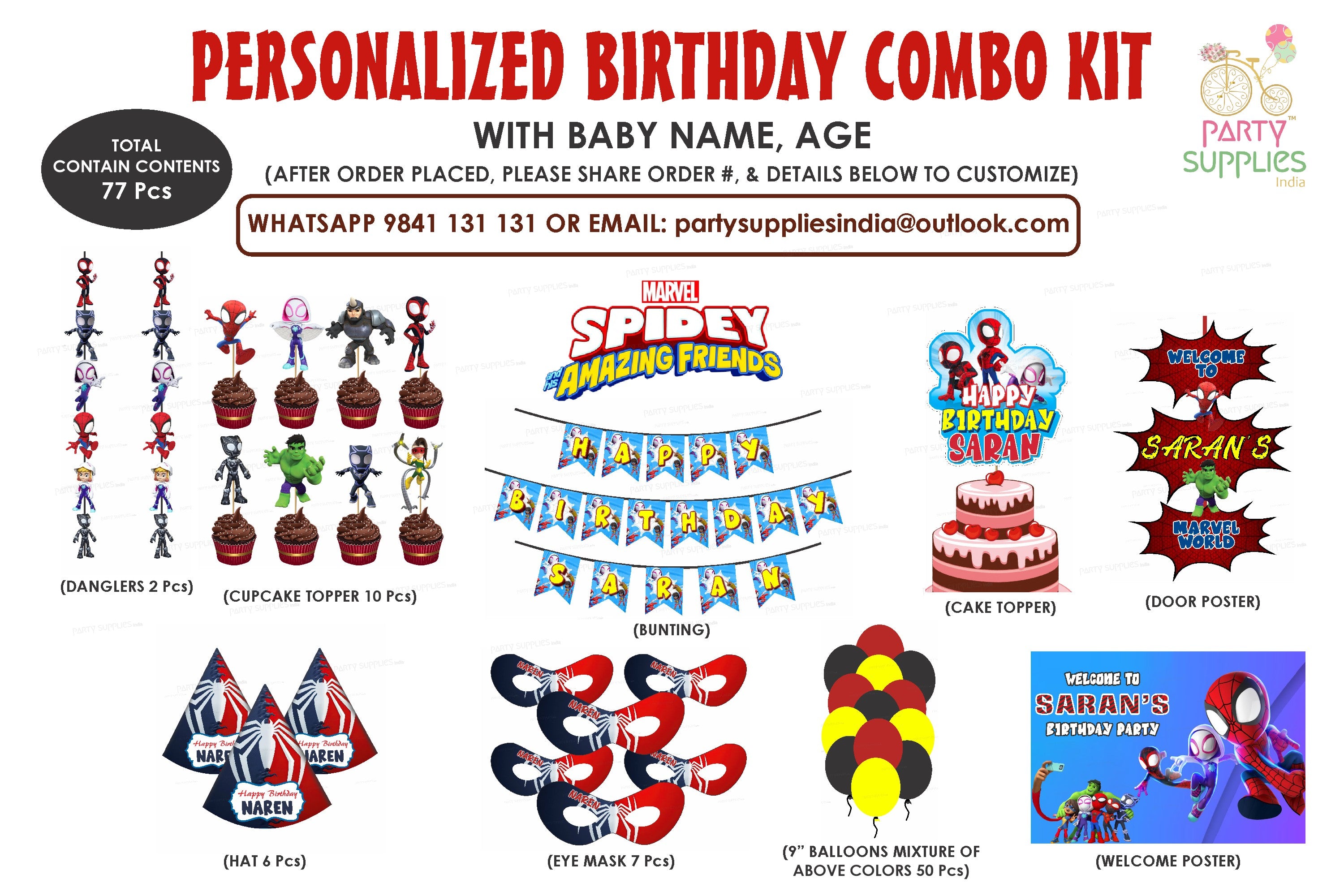 Spidey and his Amazing Friends Theme Preferred Combo Kit