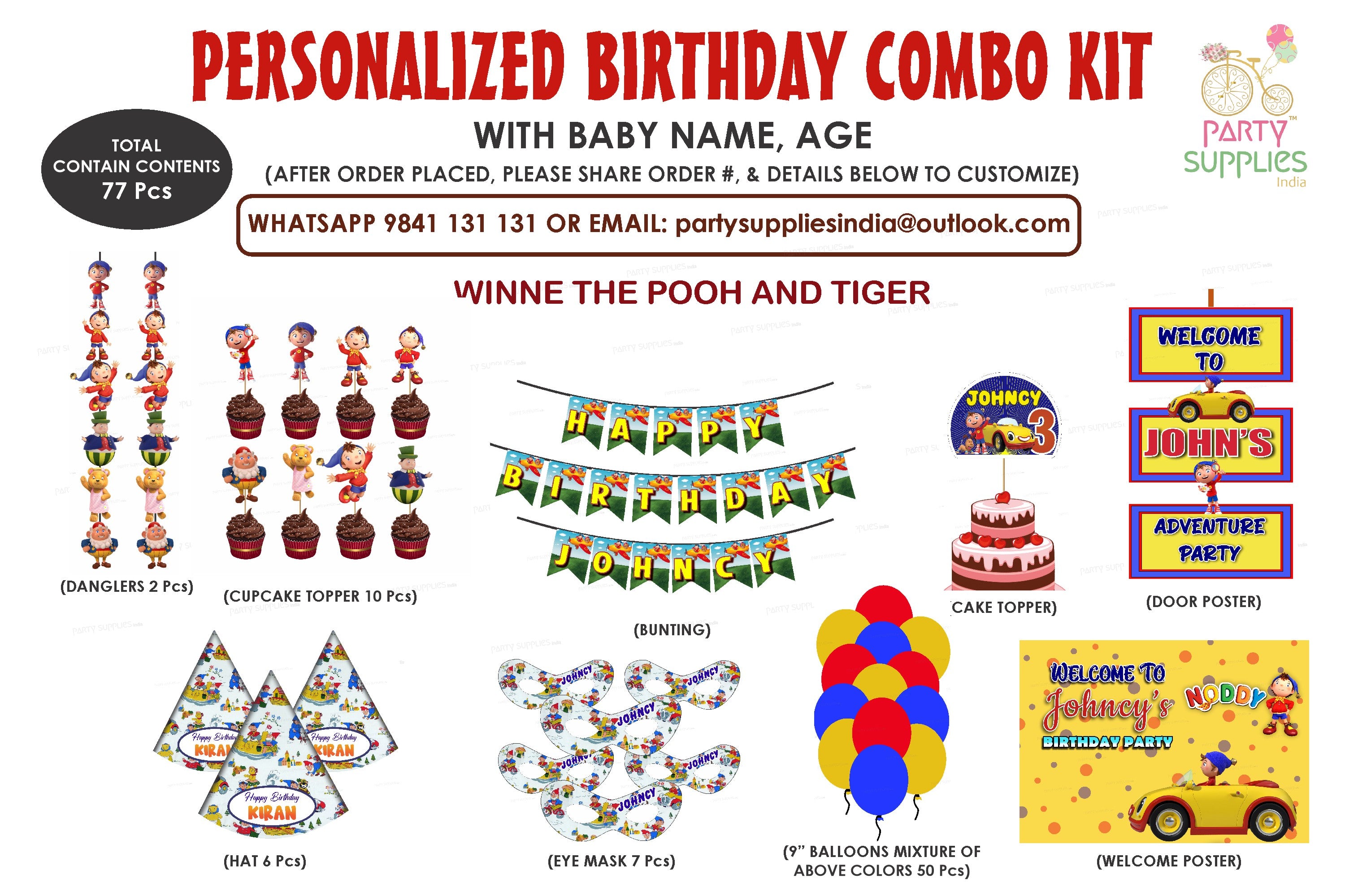 Noddy Theme Preferred Combo Kit