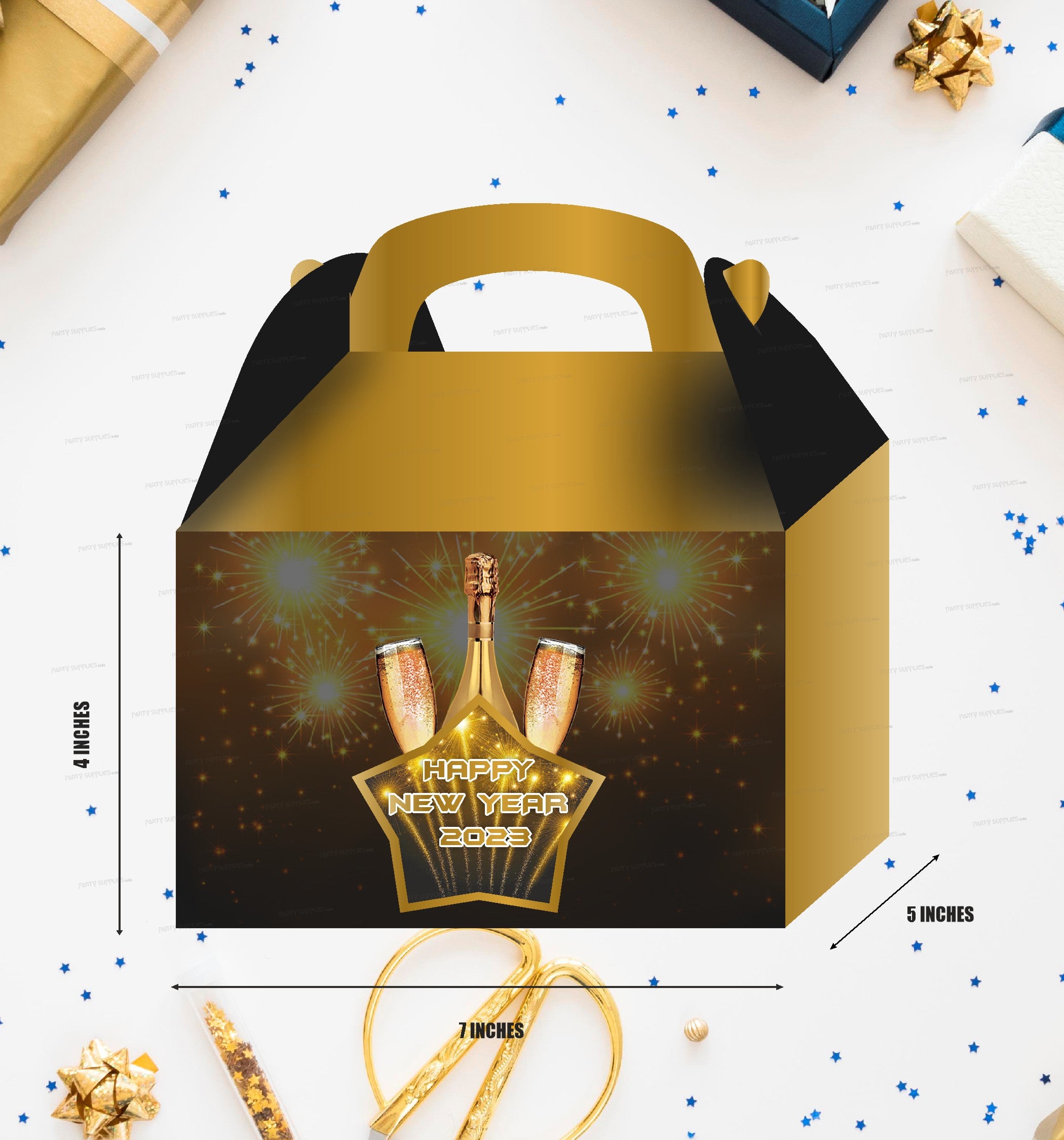 PSI New Year Theme Goodie Return Gift Boxes