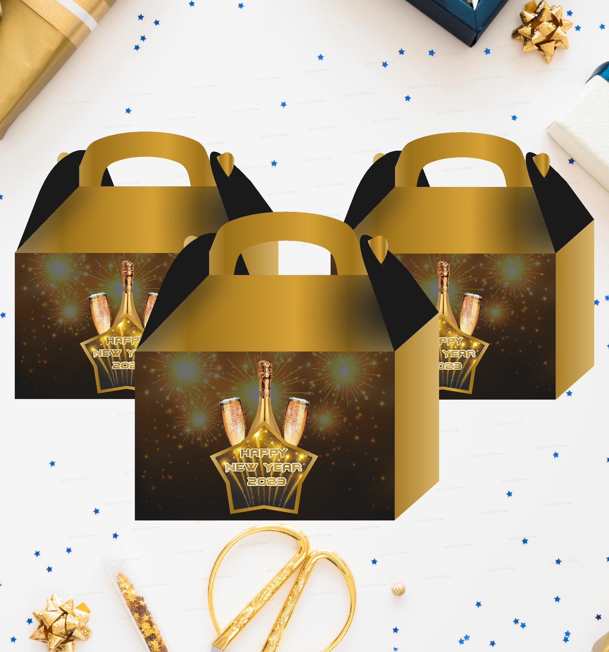 PSI New Year Theme Goodie Return Gift Boxes