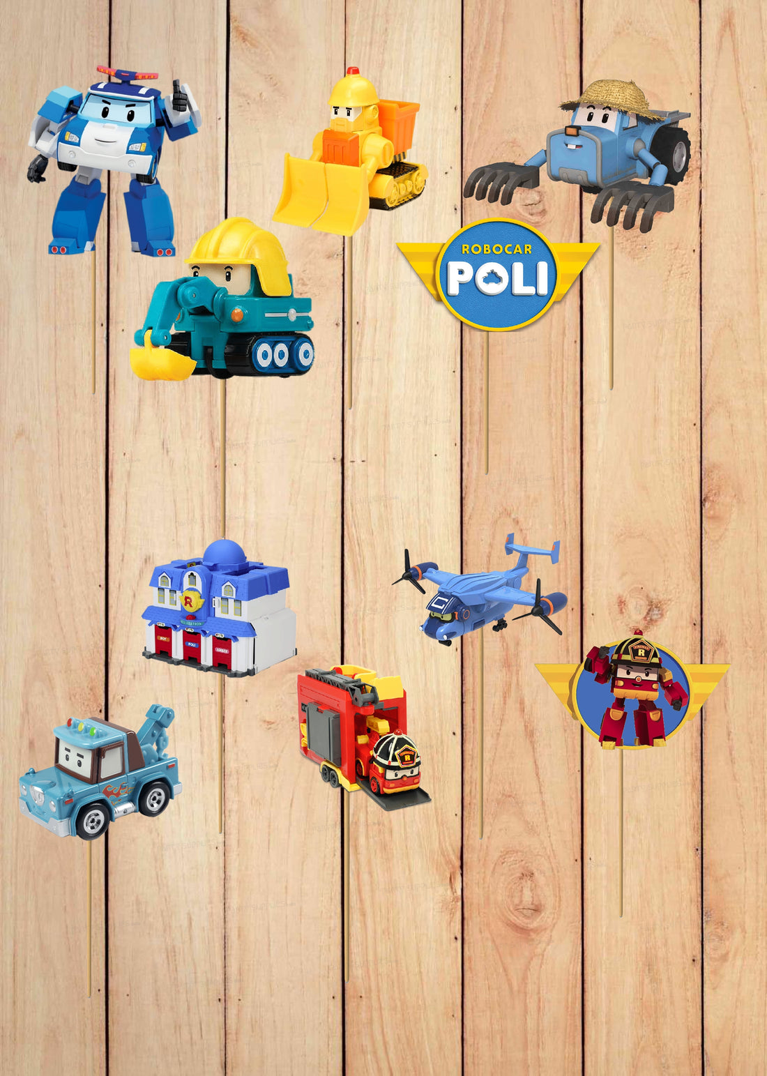 Robo Poli Theme Props