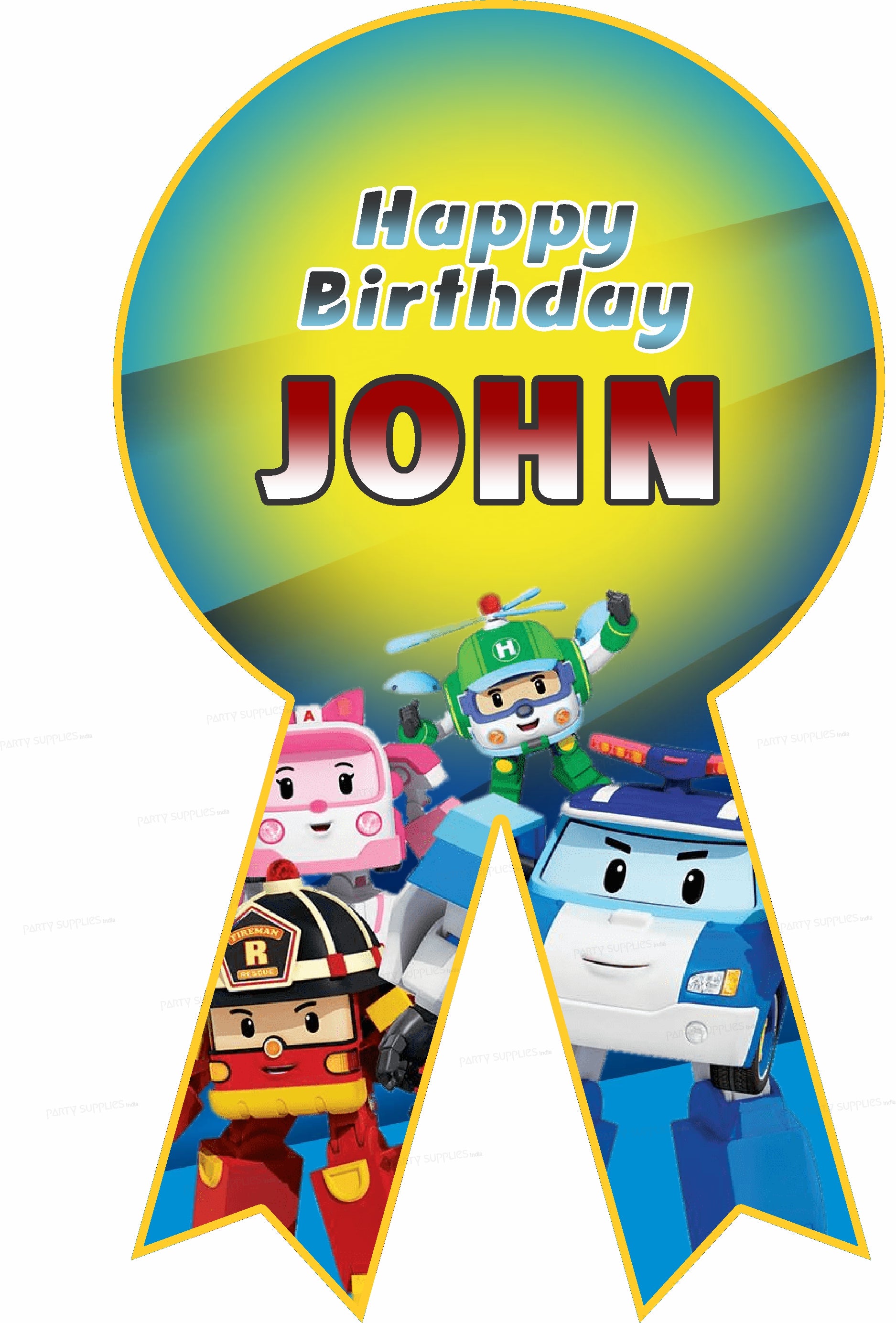 Robo Poli Theme BADGES