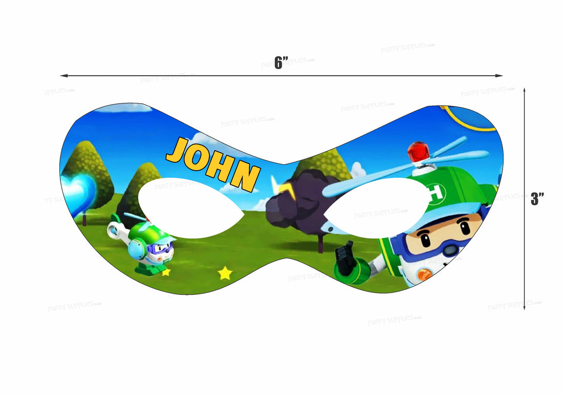 Robo Poli Theme Eye Mask