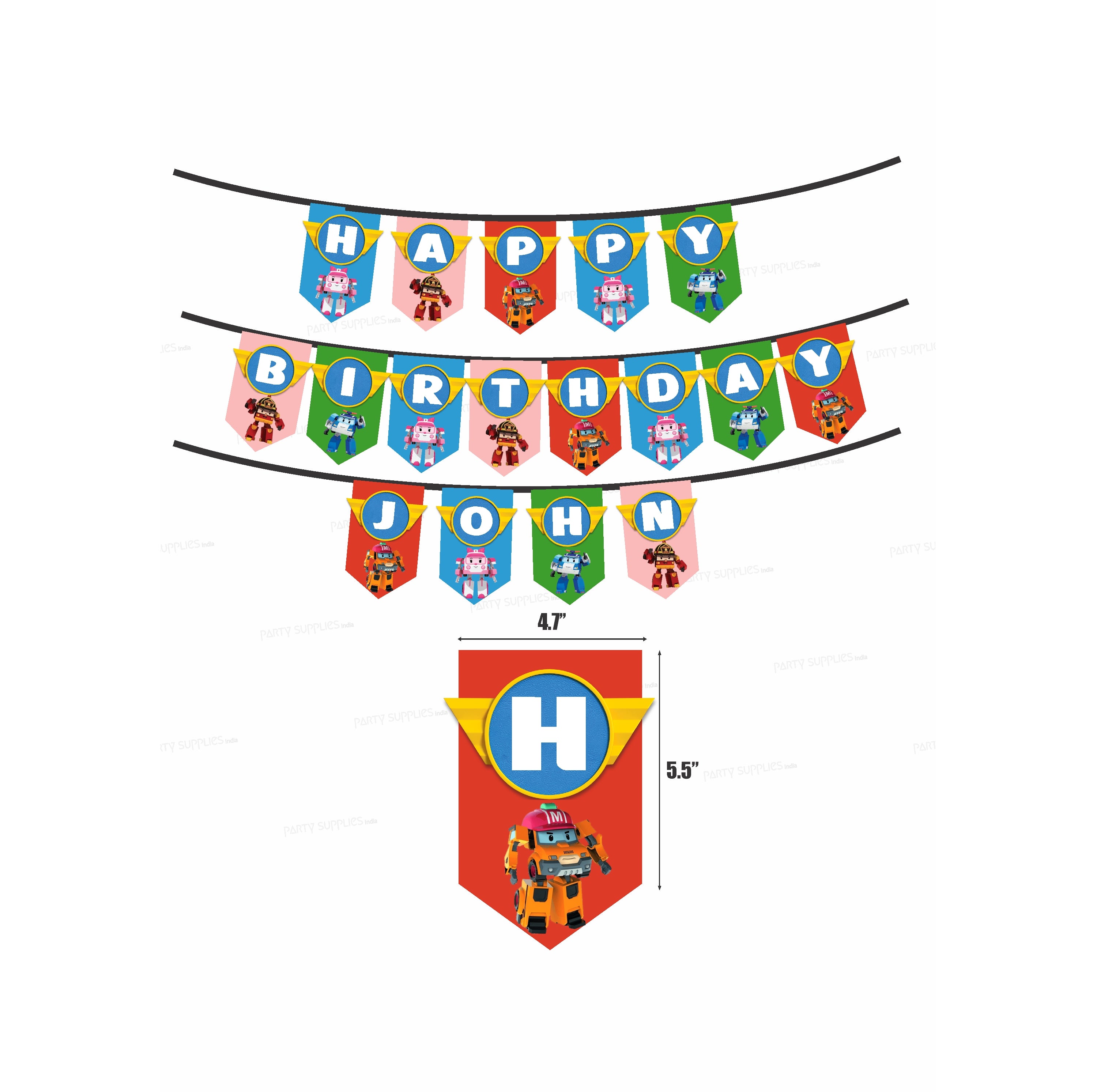 Robo Poli Theme Customized Hanging