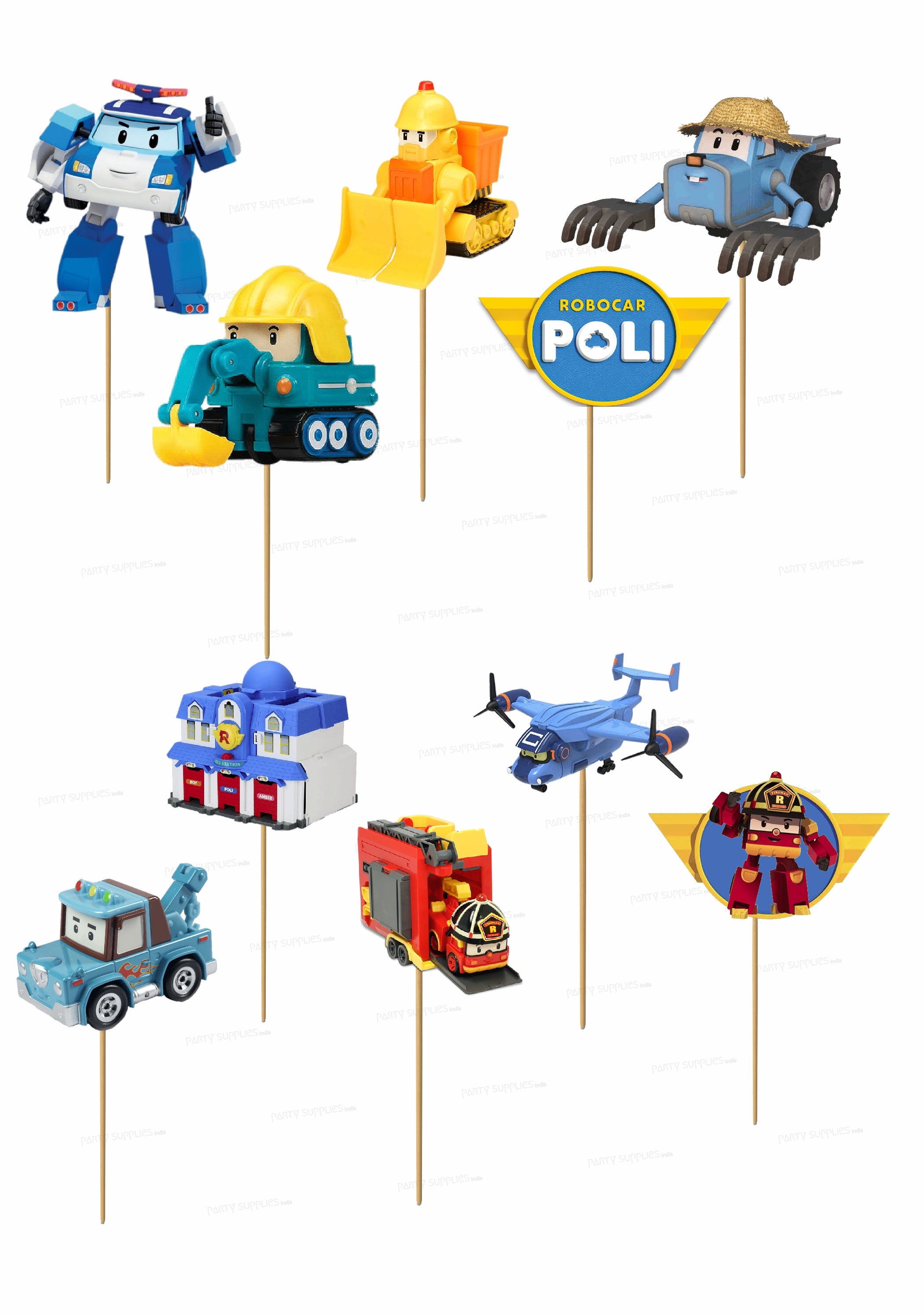 Robo Poli Theme Props