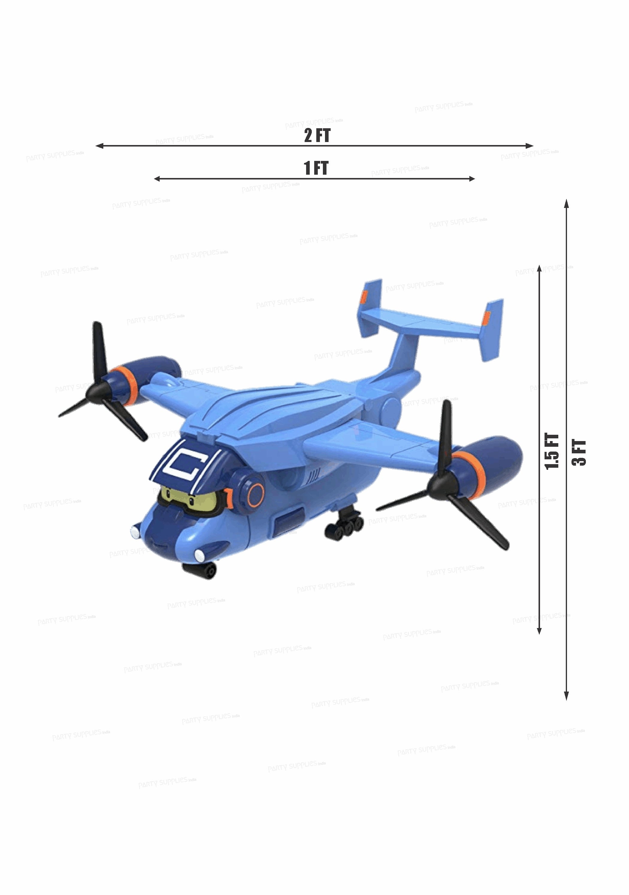 Robo Poli Theme Cutout RBP-13