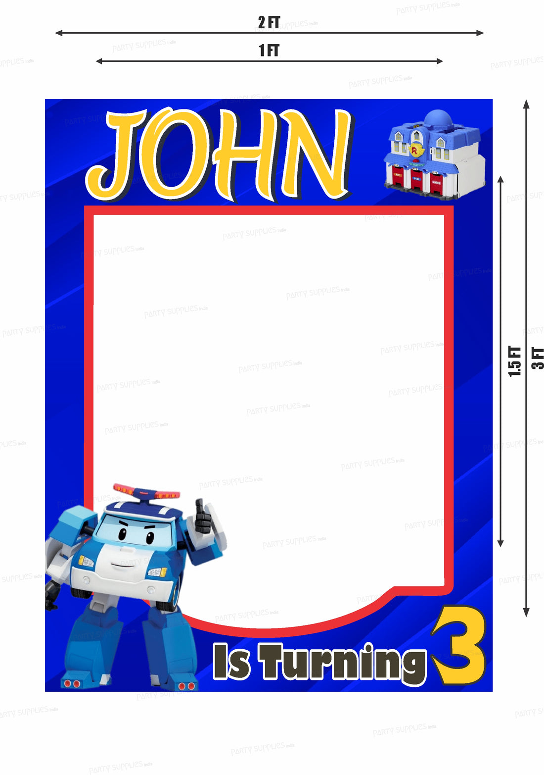 Robo Poli Theme PhotoBooth