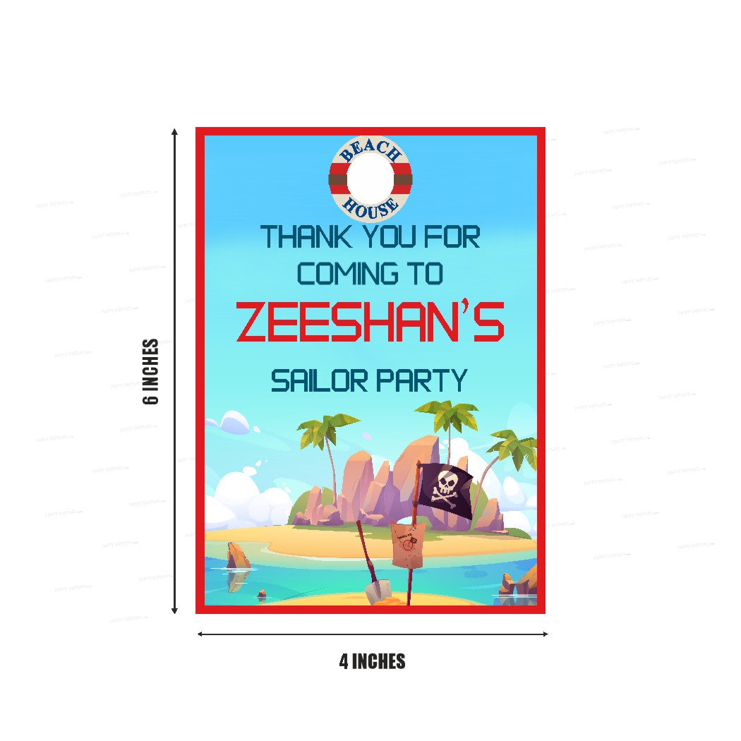 Sailor Theme Thank You Card