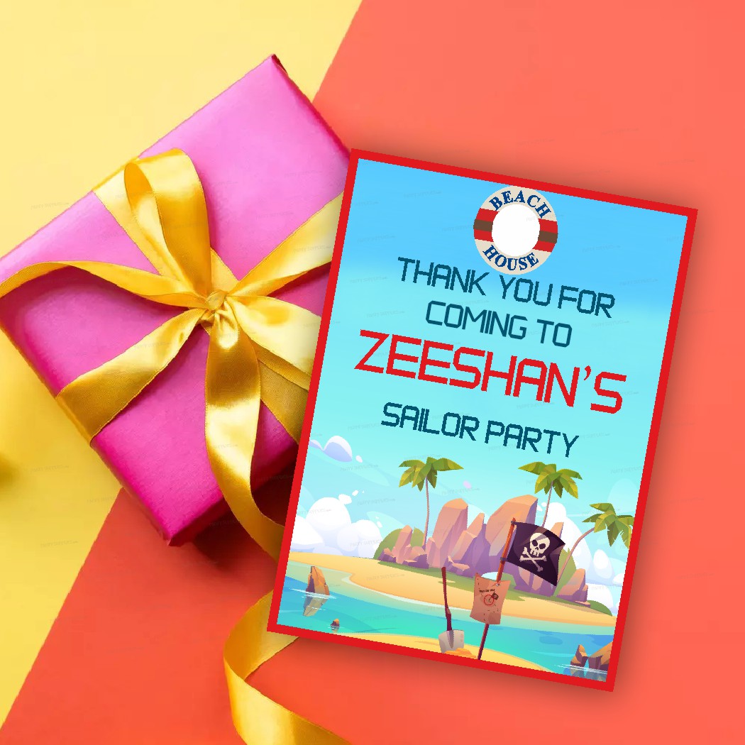 Sailor Theme Thank You Card