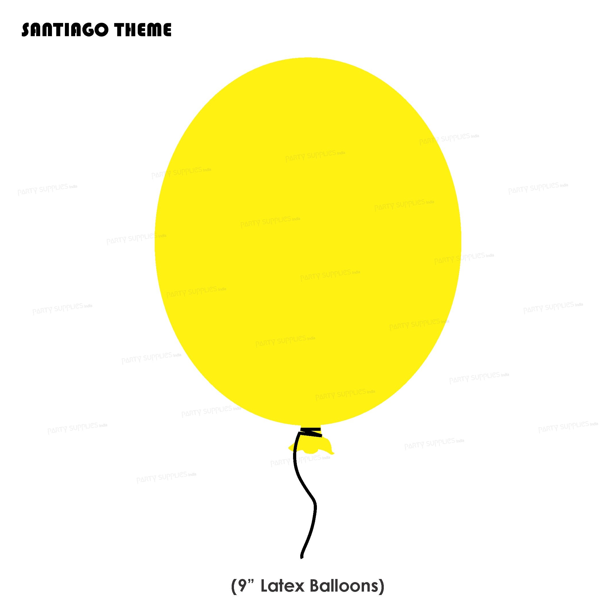 Santiago Theme Colour 30 Pcs Balloons