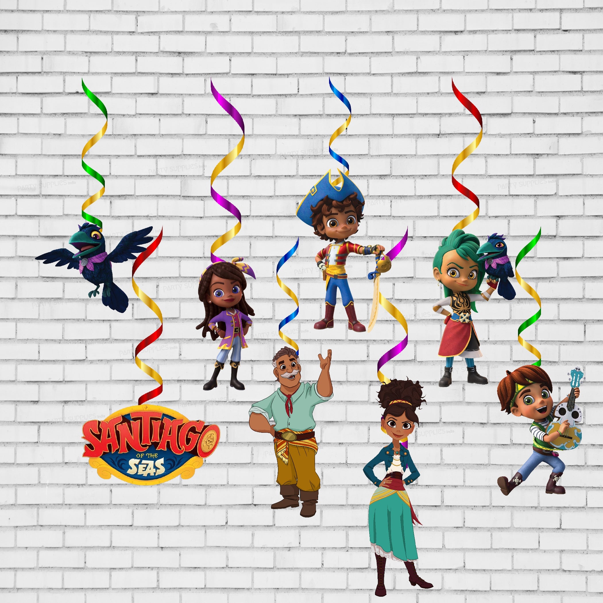 Santiago Theme Swirls