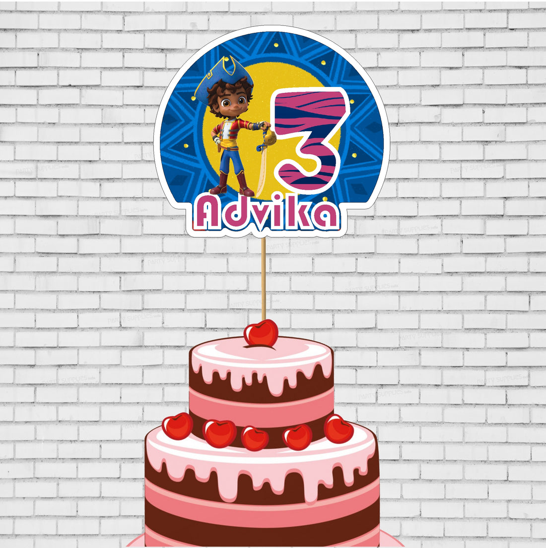 Santiago Theme Cake Topper