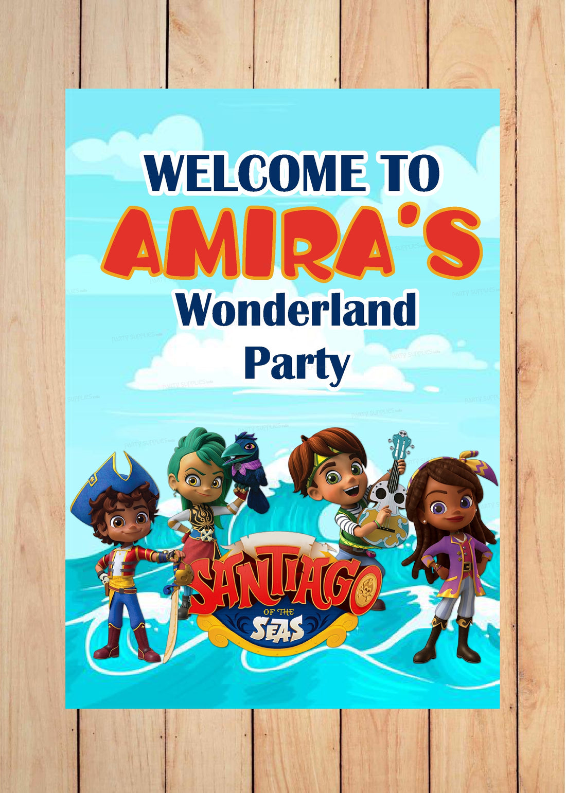 Santiago Theme Welcome Board