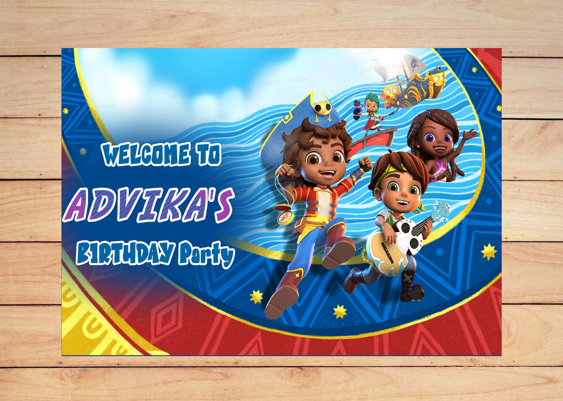 Santiago Theme Customized Welcome Board