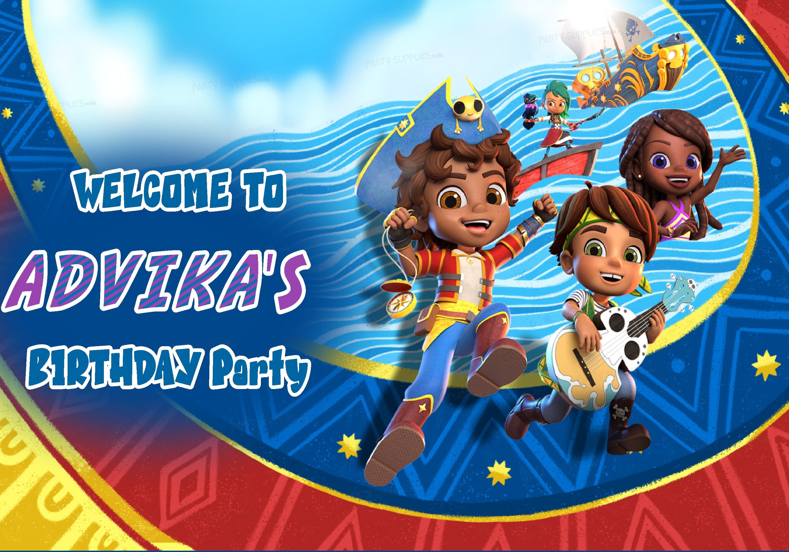 Santiago Theme Customized Welcome Board